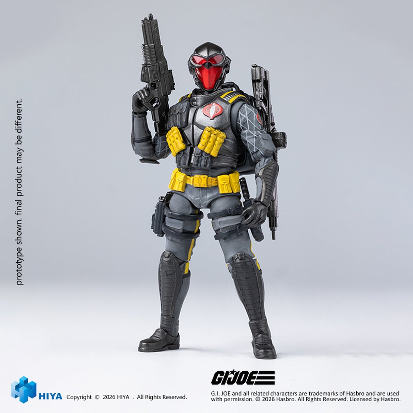 ハイヤーエクジビット・ミニシリーズ 1/18スケール 4インチ 『G.I.ジョー』 コブラヴァイパー(パイソンパトロール版) アクションフィギュア