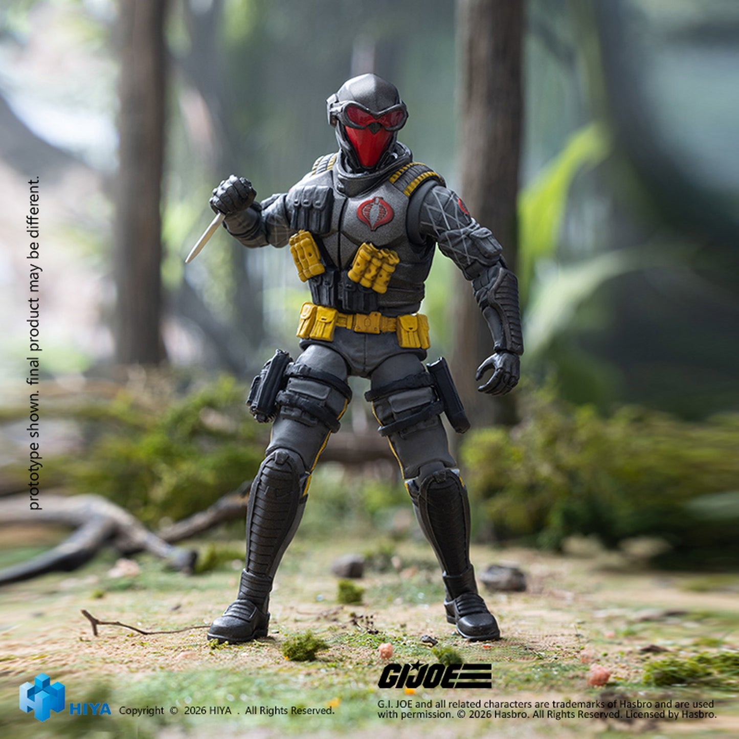 ハイヤーエクジビット・ミニシリーズ 1/18スケール 4インチ 『G.I.ジョー』 コブラヴァイパー(パイソンパトロール版) アクションフィギュア