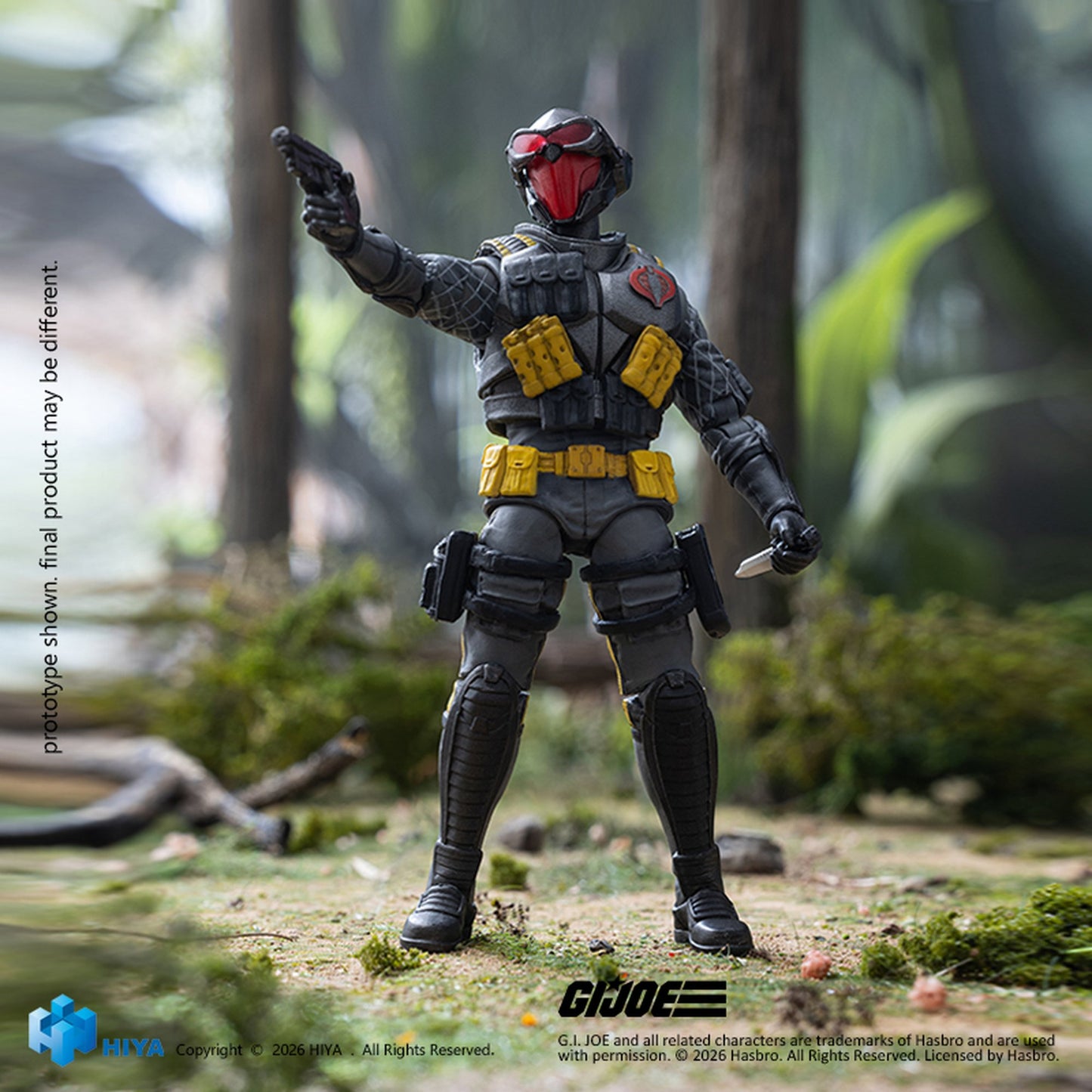 ハイヤーエクジビット・ミニシリーズ 1/18スケール 4インチ 『G.I.ジョー』 コブラヴァイパー(パイソンパトロール版) アクションフィギュア