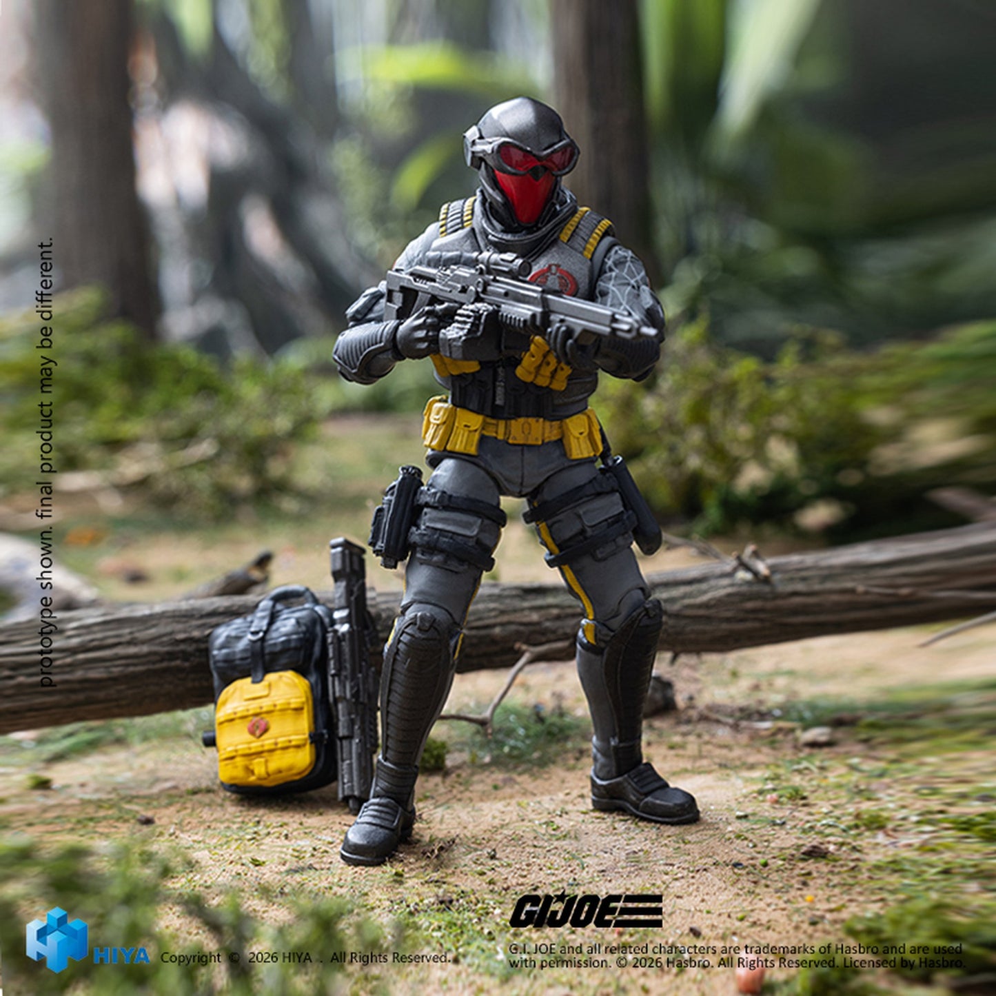 ハイヤーエクジビット・ミニシリーズ 1/18スケール 4インチ 『G.I.ジョー』 コブラヴァイパー(パイソンパトロール版) アクションフィギュア