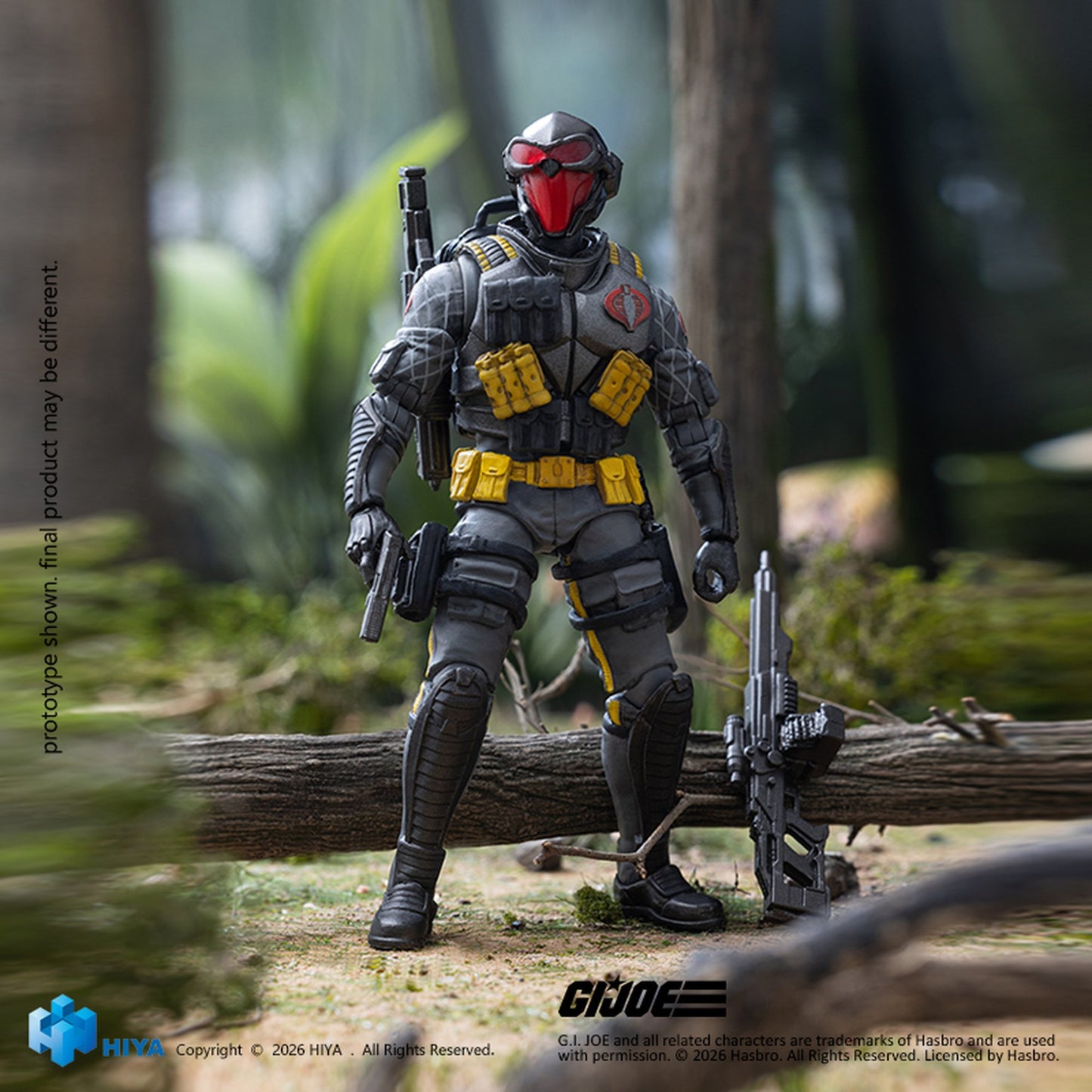 ハイヤーエクジビット・ミニシリーズ 1/18スケール 4インチ 『G.I.ジョー』 コブラヴァイパー(パイソンパトロール版) アクションフィギュア