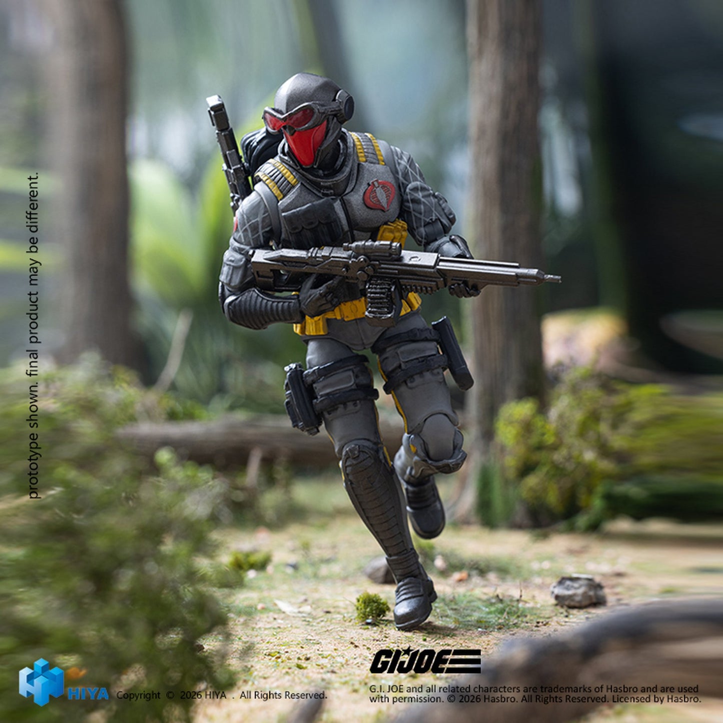 ハイヤーエクジビット・ミニシリーズ 1/18スケール 4インチ 『G.I.ジョー』 コブラヴァイパー(パイソンパトロール版) アクションフィギュア