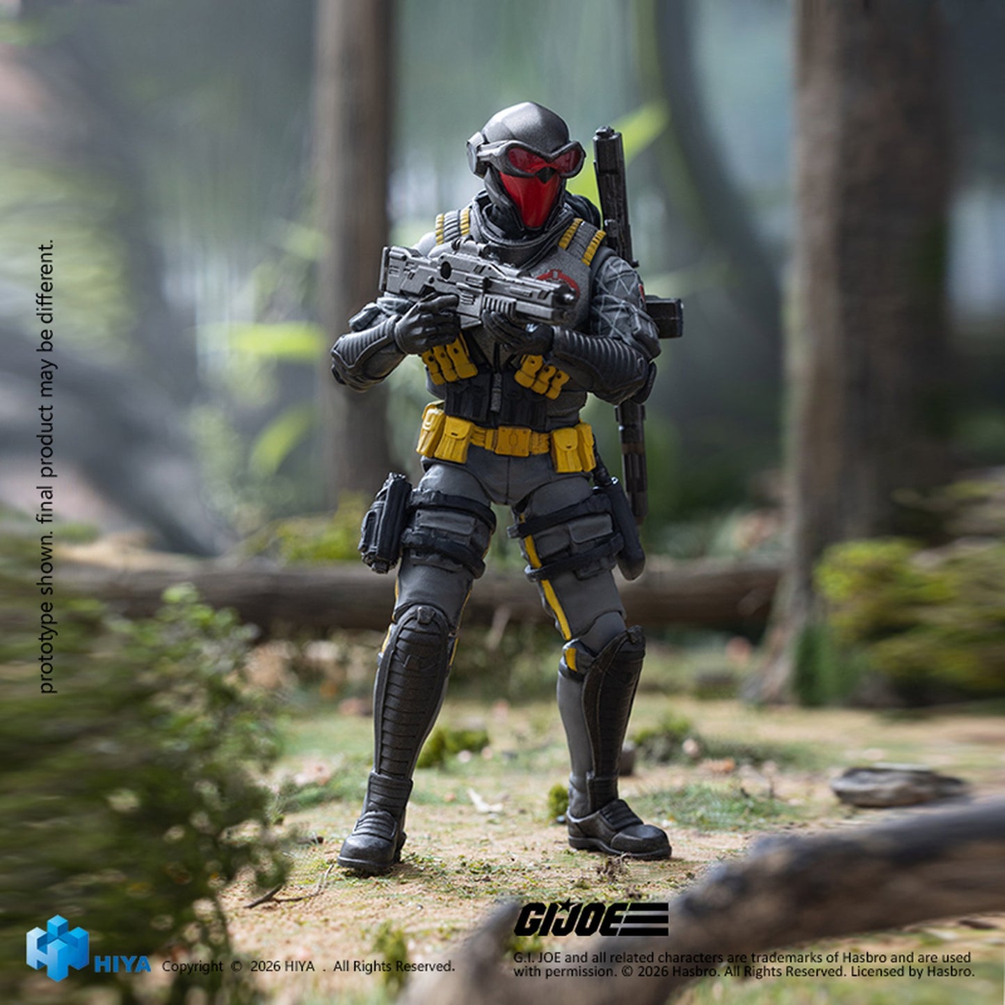 ハイヤーエクジビット・ミニシリーズ 1/18スケール 4インチ 『G.I.ジョー』 コブラヴァイパー(パイソンパトロール版) アクションフィギュア