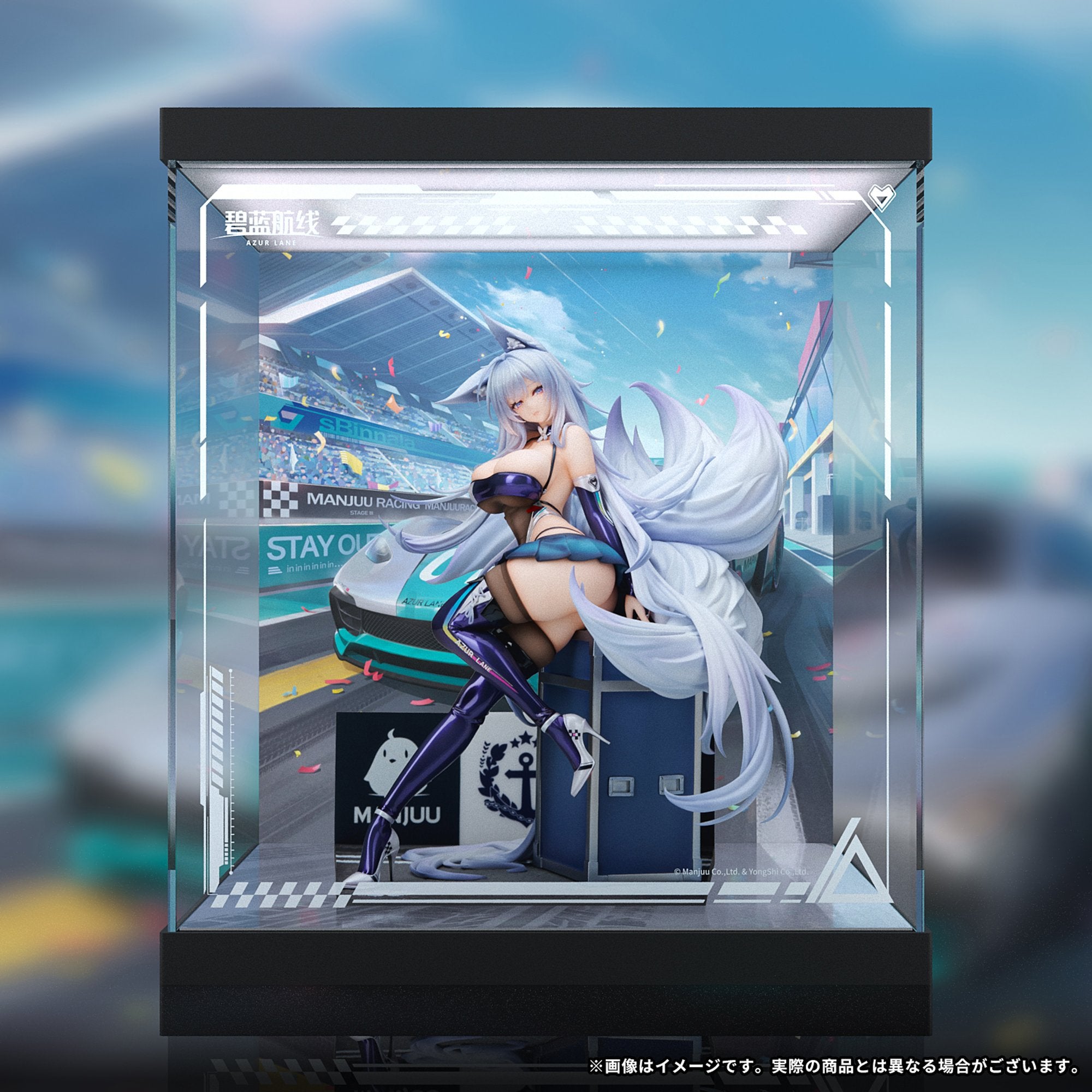 1/7 『アズールレーン』 信濃 寝待の銀輿Ver. LEDアクリル展示ケース
