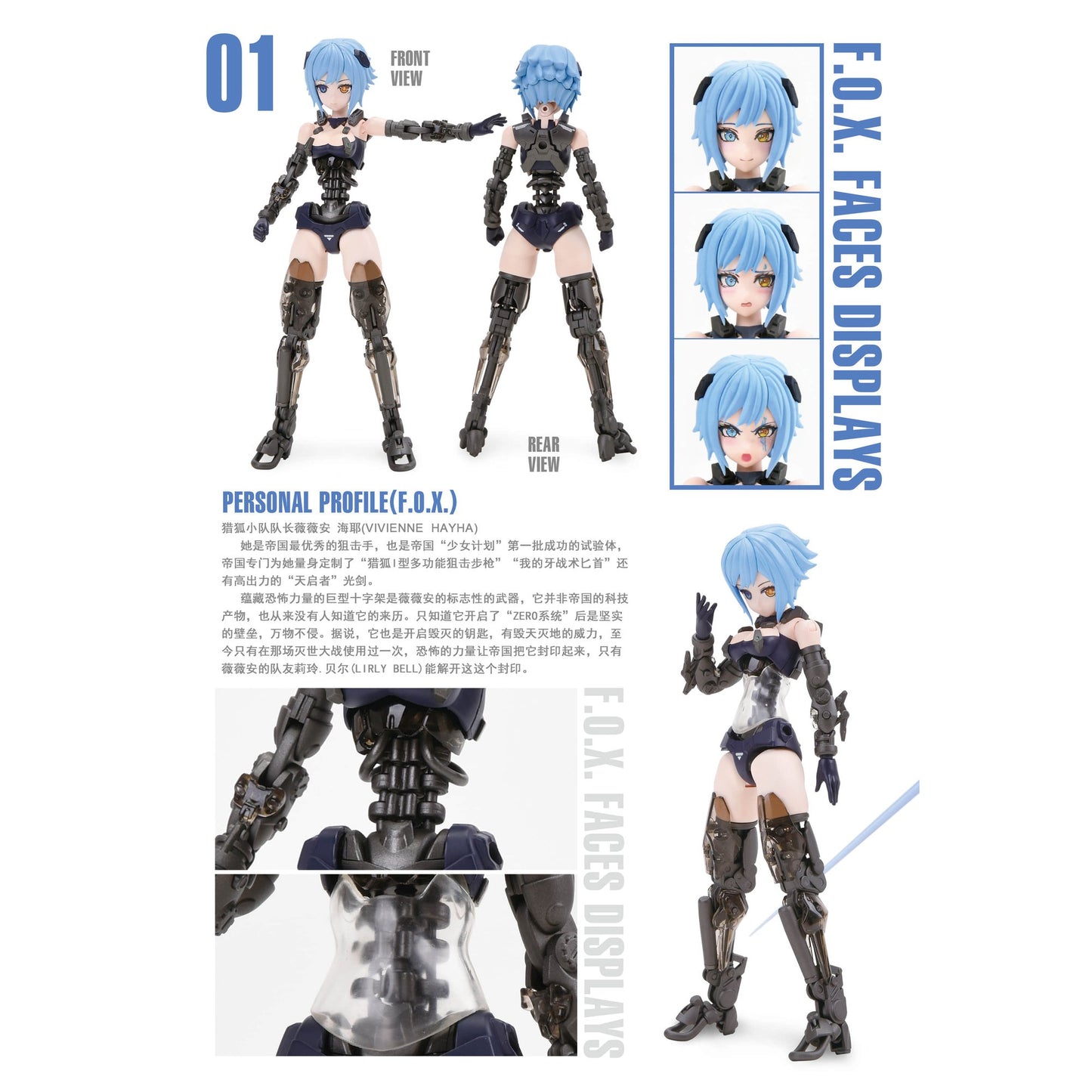 CYBER FOREST 【FANTASY GIRLS】 1/12 F.O.X LONG-RANGE STRIKER UNIT