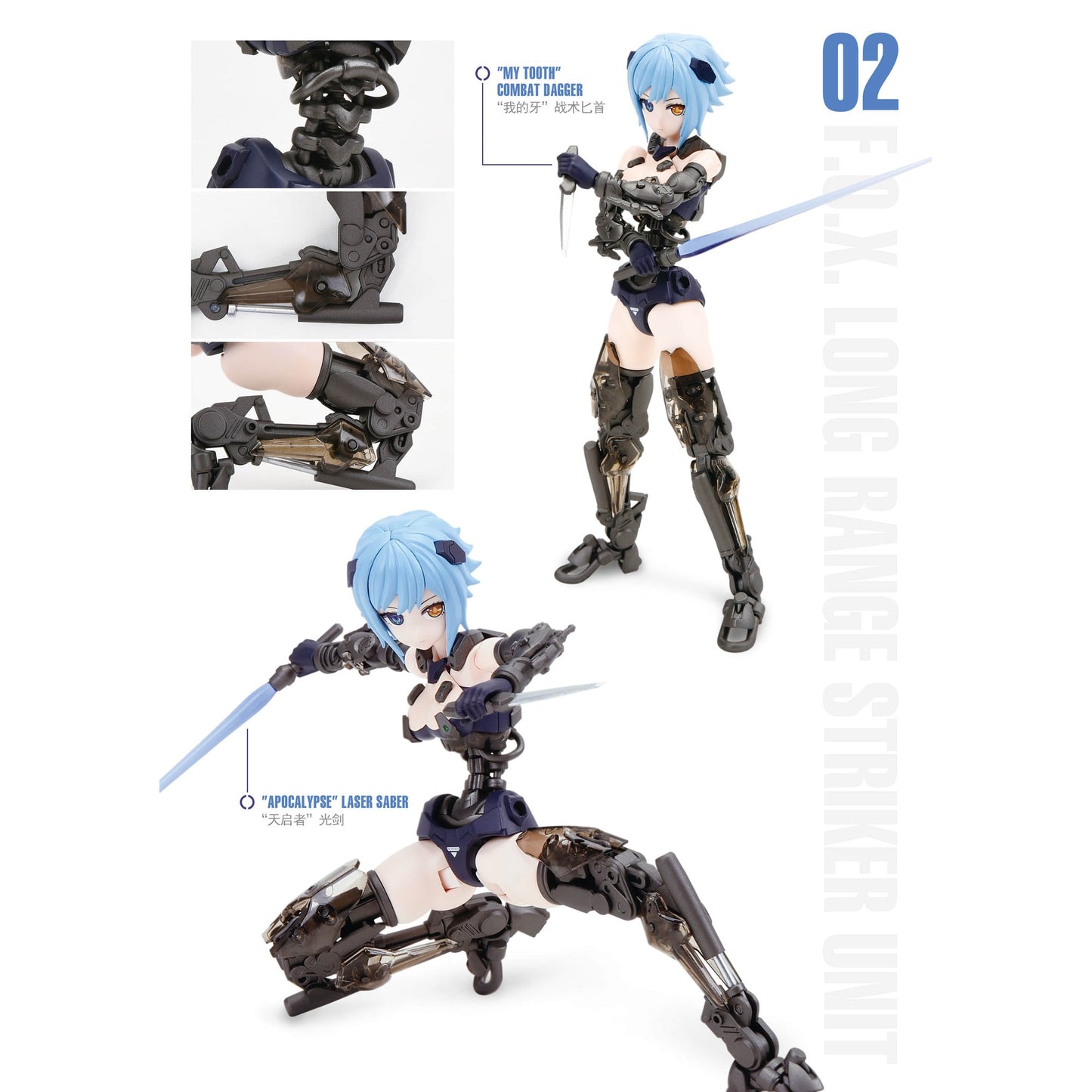 CYBER FOREST 【FANTASY GIRLS】 1/12 F.O.X LONG-RANGE STRIKER UNIT