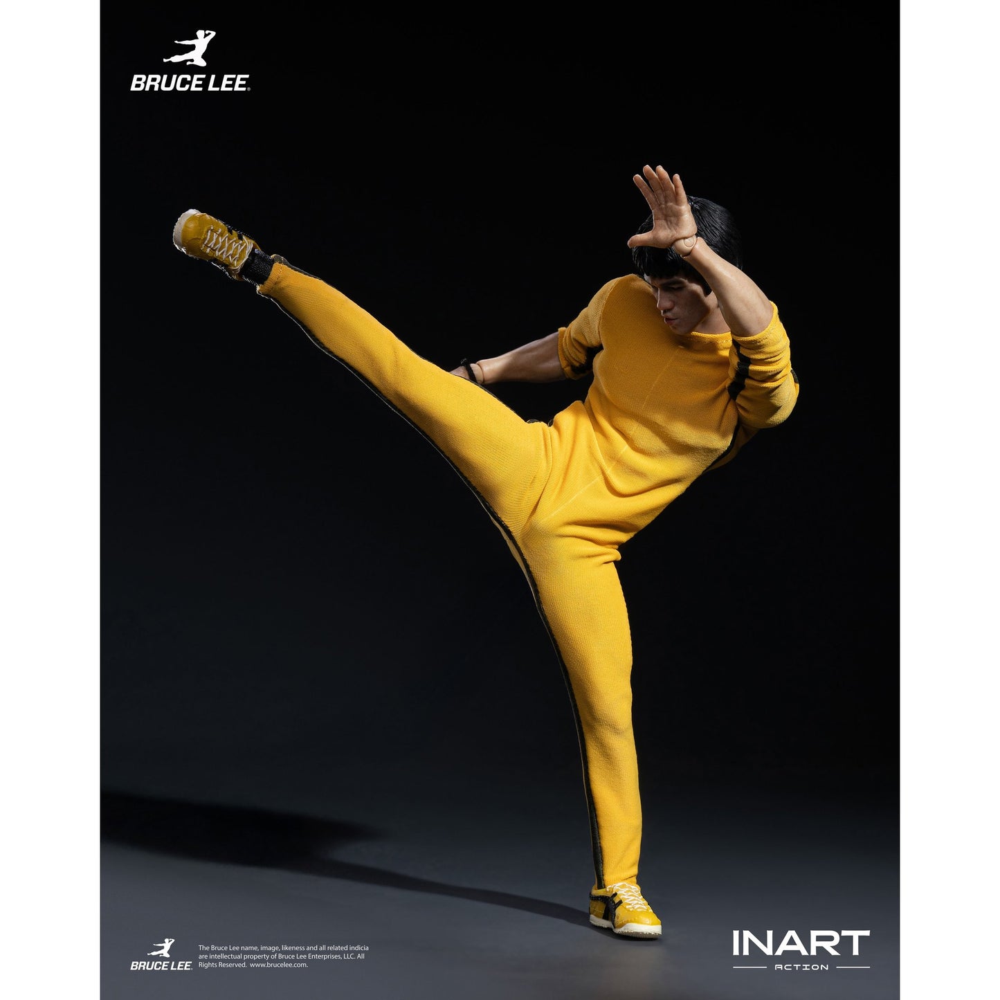 INART Action（インアート・アクション）― ブルース・リー（イエロー・ジャンプスーツ）1/12スケール アクションフィギュア