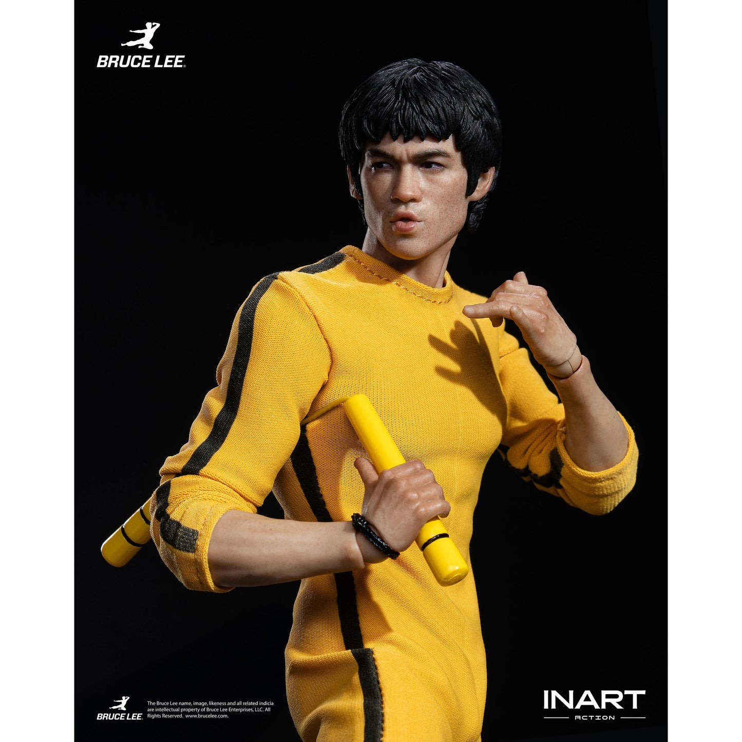 INART Action（インアート・アクション）― ブルース・リー（イエロー・ジャンプスーツ）1/12スケール アクションフィギュア