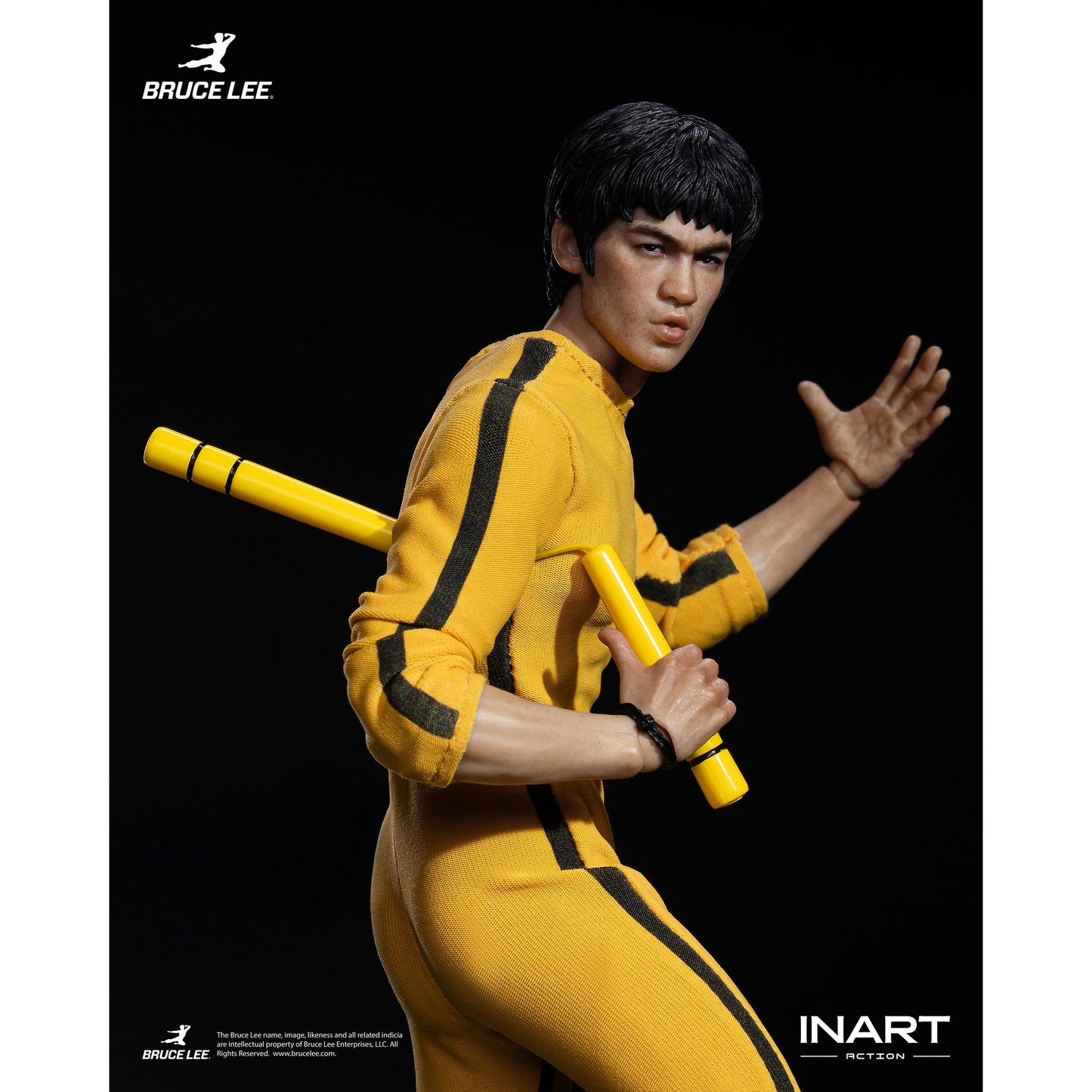 INART Action（インアート・アクション）― ブルース・リー（イエロー・ジャンプスーツ）1/12スケール アクションフィギュア