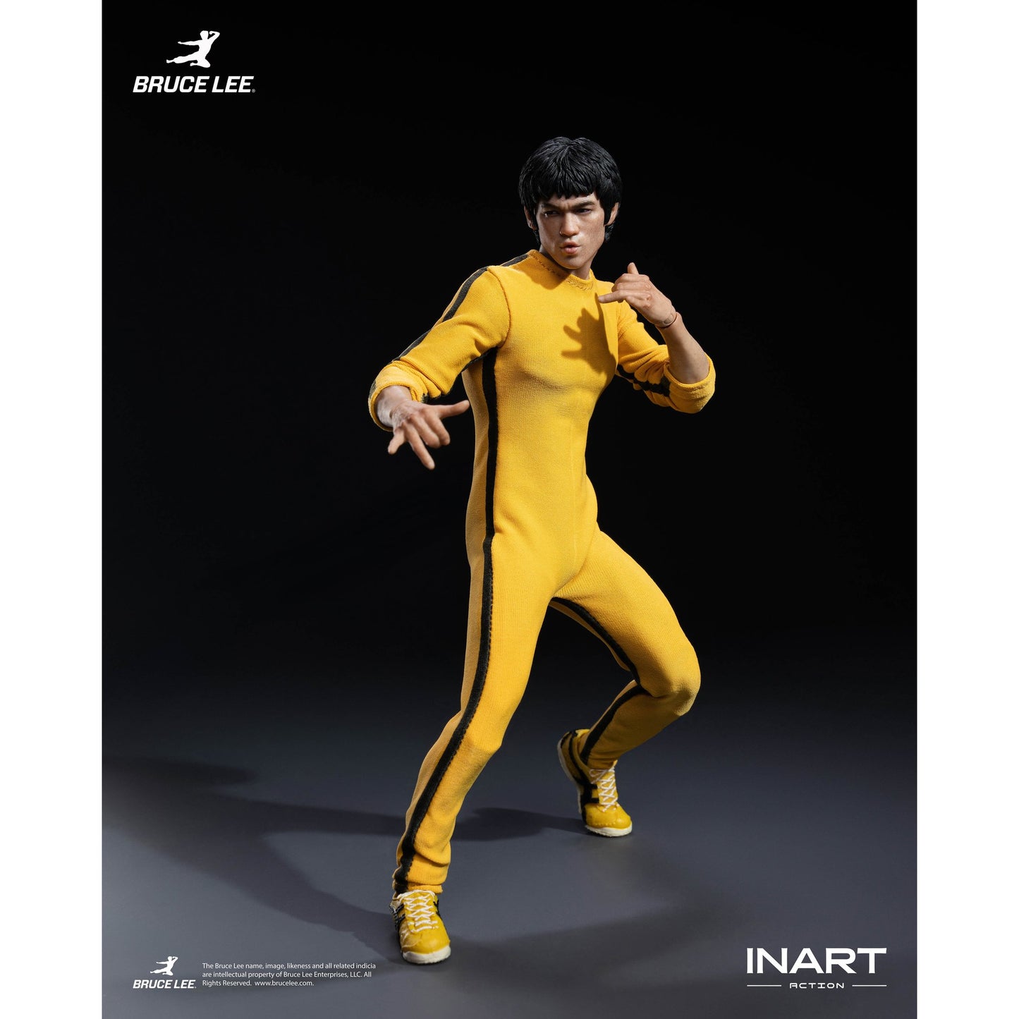 INART Action（インアート・アクション）― ブルース・リー（イエロー・ジャンプスーツ）1/12スケール アクションフィギュア