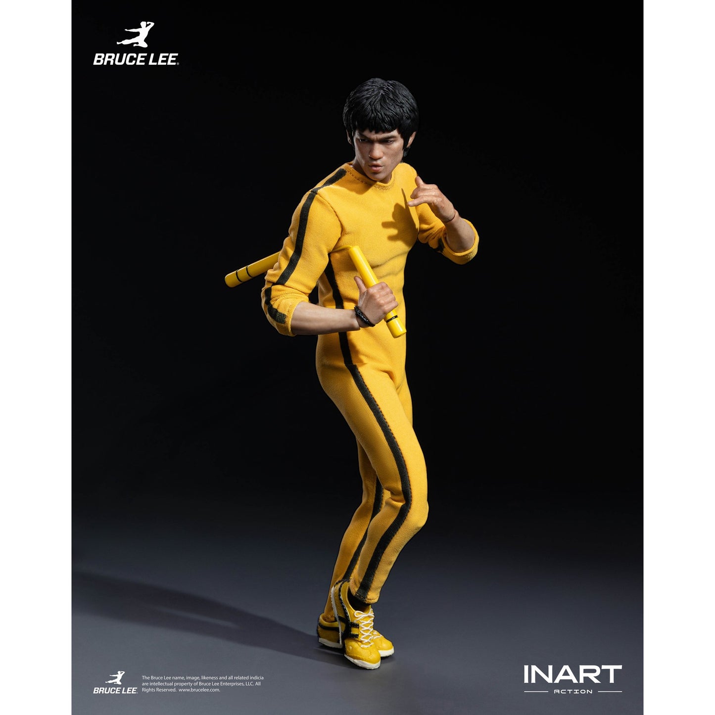 INART Action（インアート・アクション）― ブルース・リー（イエロー・ジャンプスーツ）1/12スケール アクションフィギュア