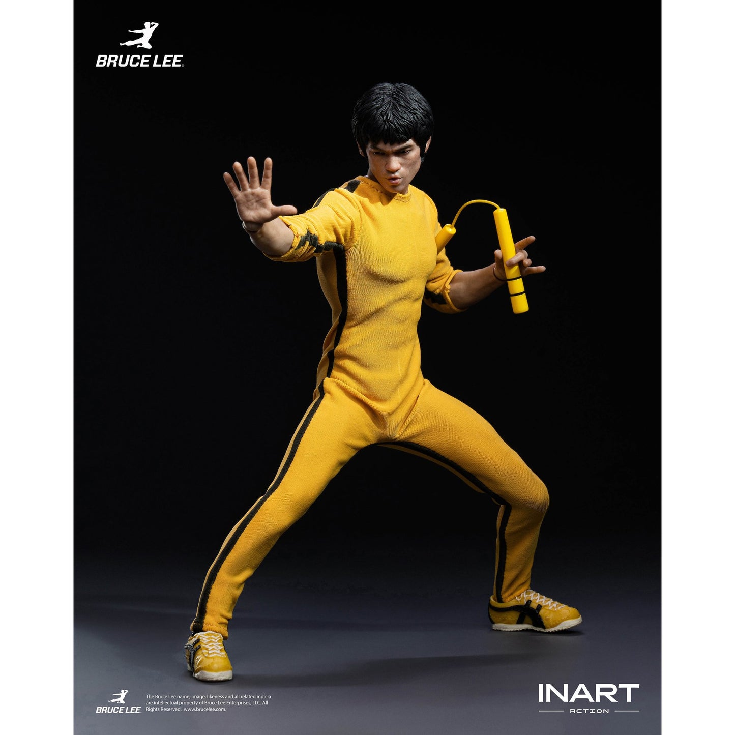 INART Action（インアート・アクション）― ブルース・リー（イエロー・ジャンプスーツ）1/12スケール アクションフィギュア