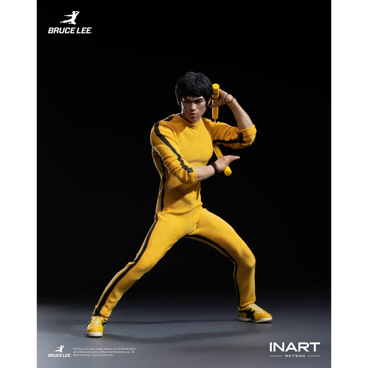 INART Action（インアート・アクション）― ブルース・リー（イエロー・ジャンプスーツ）1/12スケール アクションフィギュア