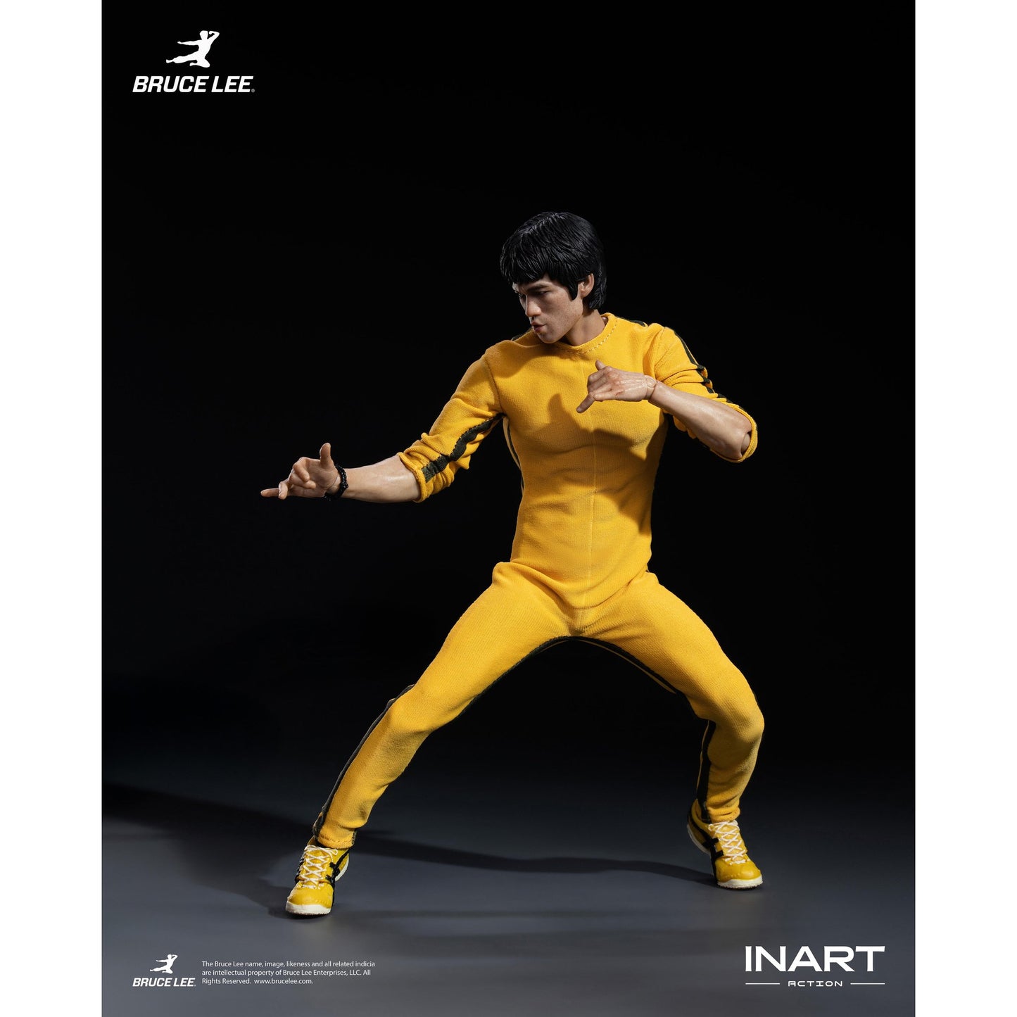 INART Action（インアート・アクション）― ブルース・リー（イエロー・ジャンプスーツ）1/12スケール アクションフィギュア