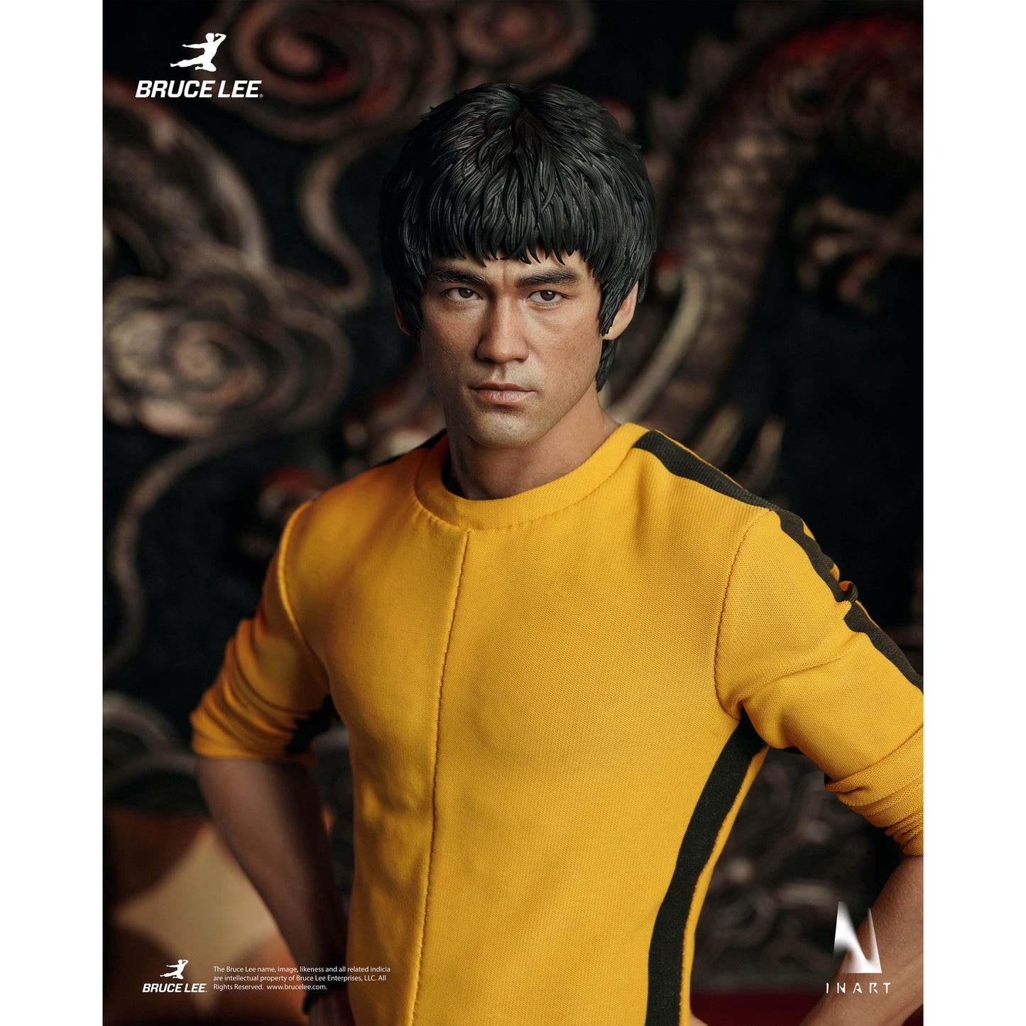 INART ブルース・リー（イエロー・ジャンプスーツ）1/6スケール フィギュア