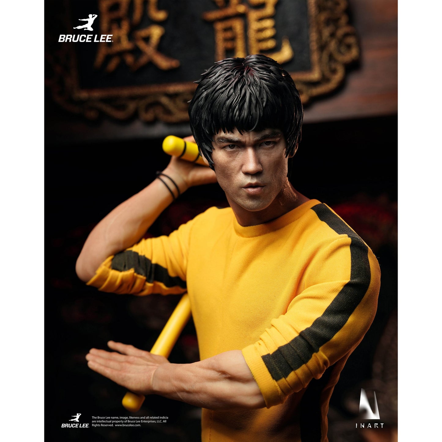 INART ブルース・リー（イエロー・ジャンプスーツ）1/6スケール フィギュア