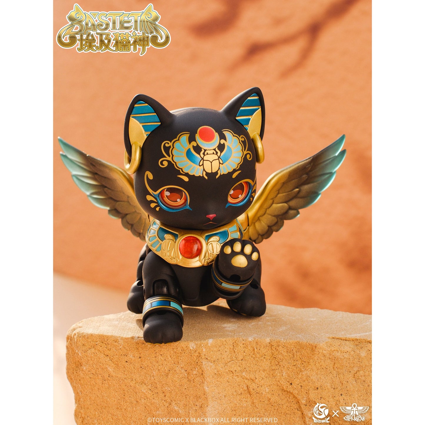 TOYSCOMIC×BLACKBOX Bastet(バステト)ノンスケール 可動フィギュア(ブラック)
