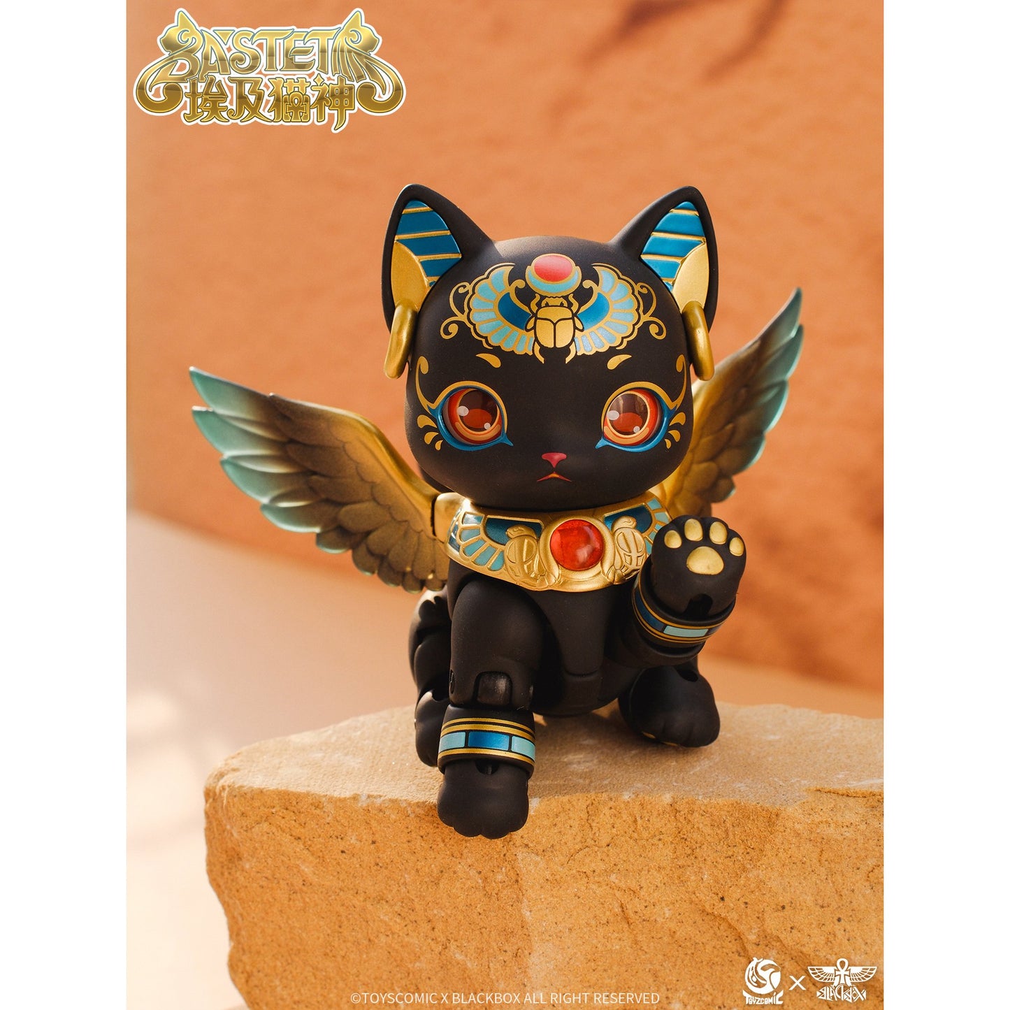 TOYSCOMIC×BLACKBOX Bastet(バステト)ノンスケール 可動フィギュア(ブラック)