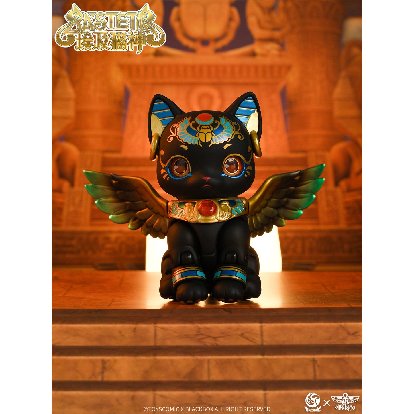 TOYSCOMIC×BLACKBOX Bastet(バステト)ノンスケール 可動フィギュア(ブラック)