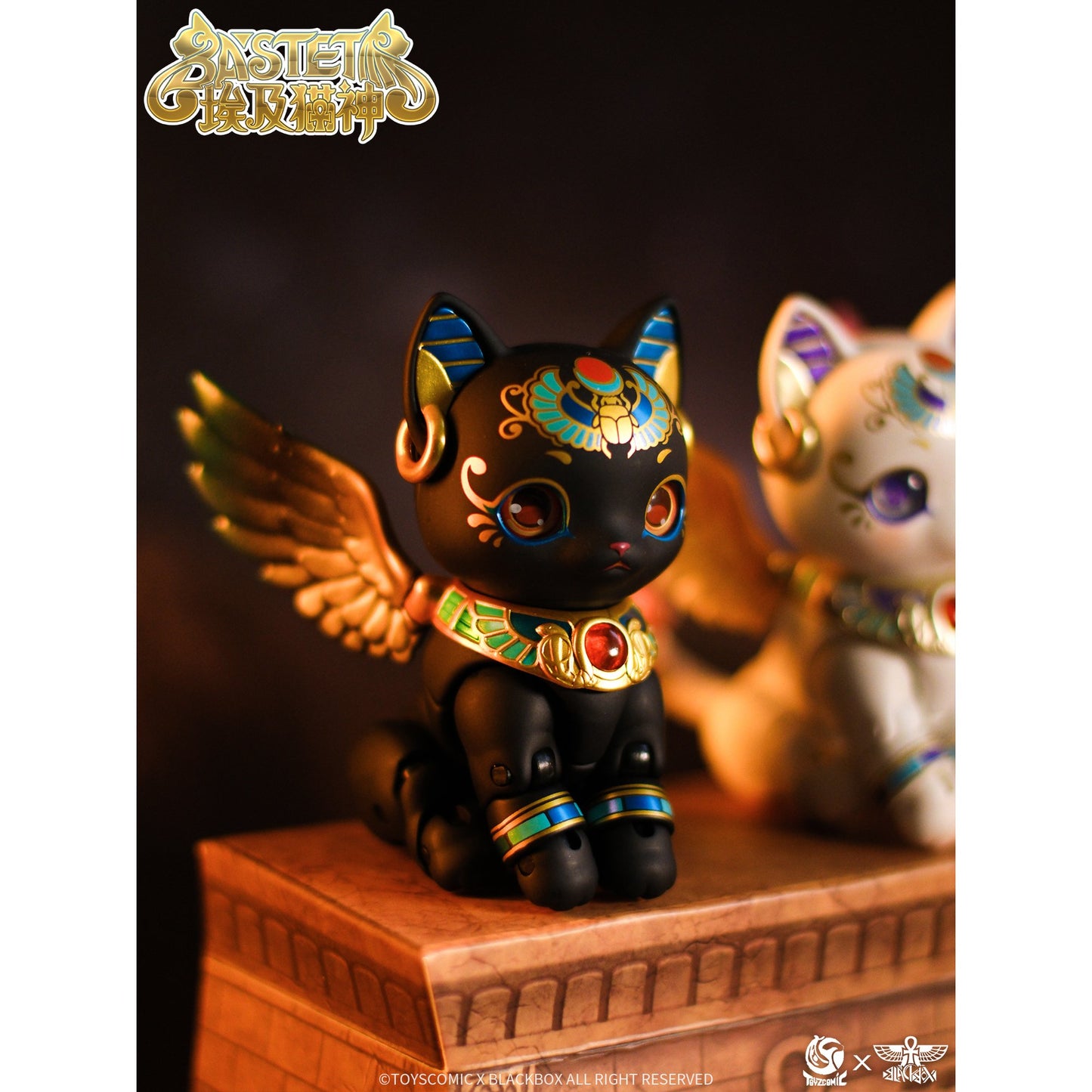 TOYSCOMIC×BLACKBOX Bastet(バステト)ノンスケール 可動フィギュア(ブラック)