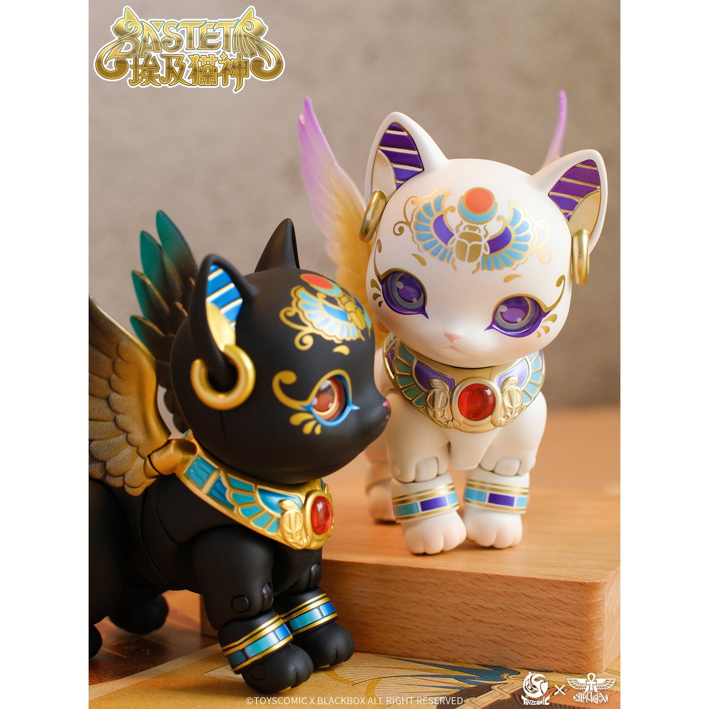 TOYSCOMIC×BLACKBOX Bastet(バステト)ノンスケール 可動フィギュア(ホワイト)