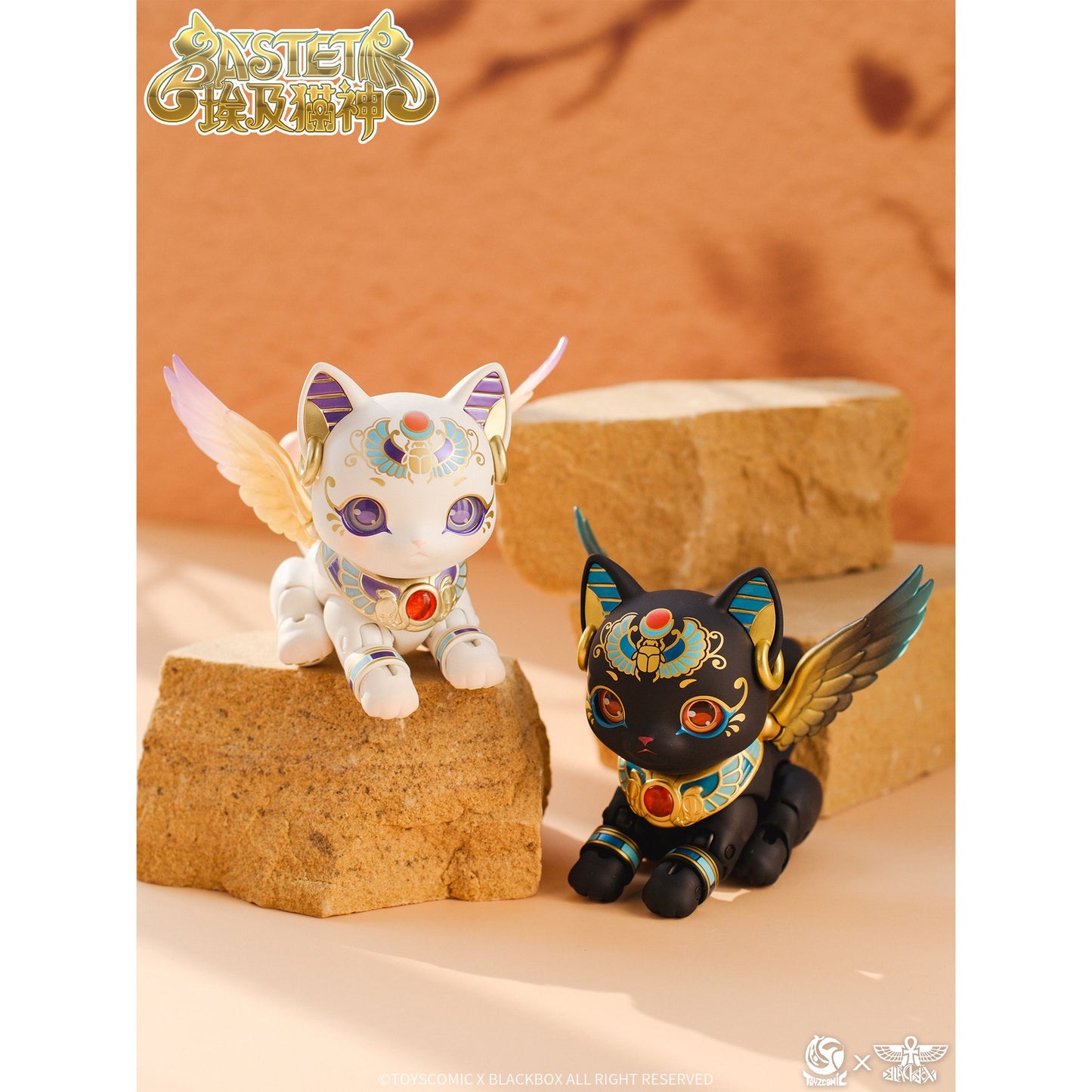 TOYSCOMIC×BLACKBOX Bastet(バステト)ノンスケール 可動フィギュア(ホワイト)