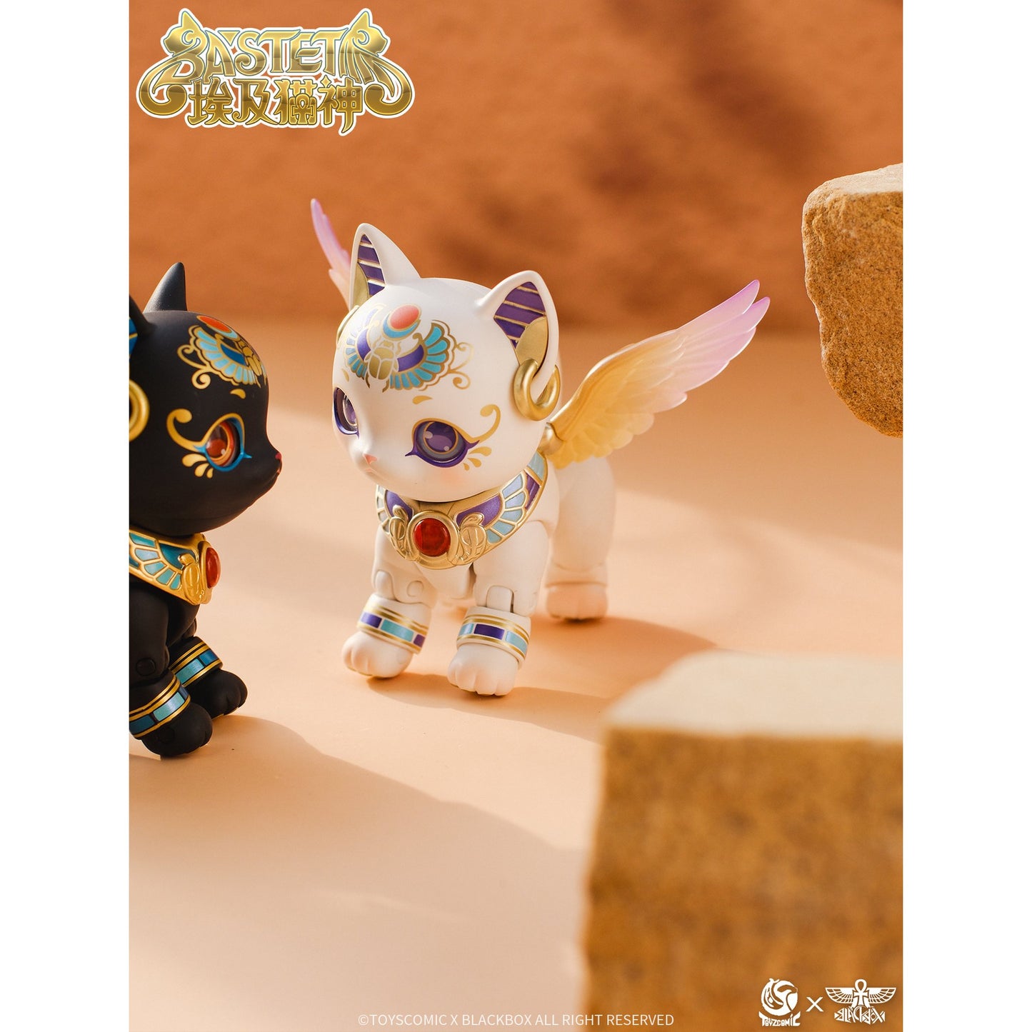 TOYSCOMIC×BLACKBOX Bastet(バステト)ノンスケール 可動フィギュア(ホワイト)