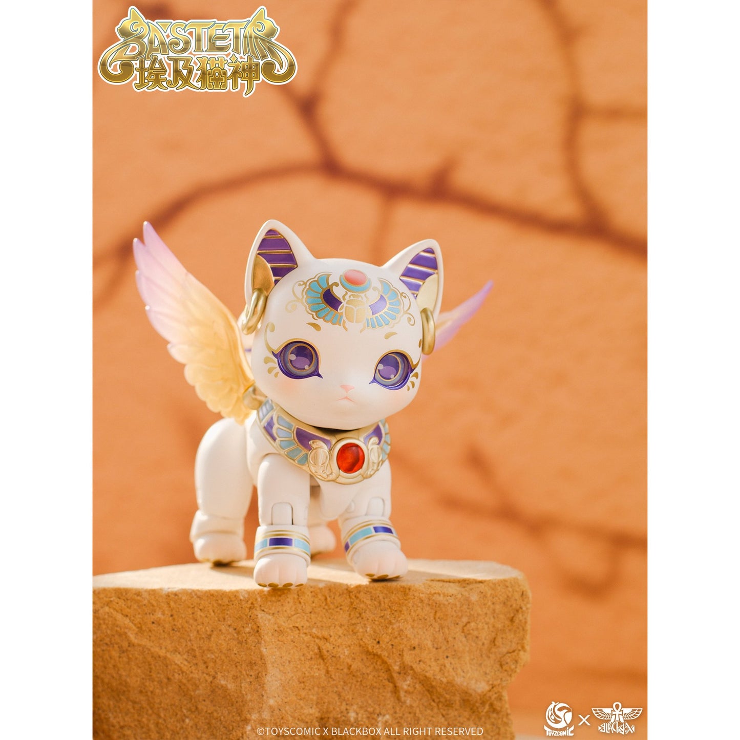 TOYSCOMIC×BLACKBOX Bastet(バステト)ノンスケール 可動フィギュア(ホワイト)