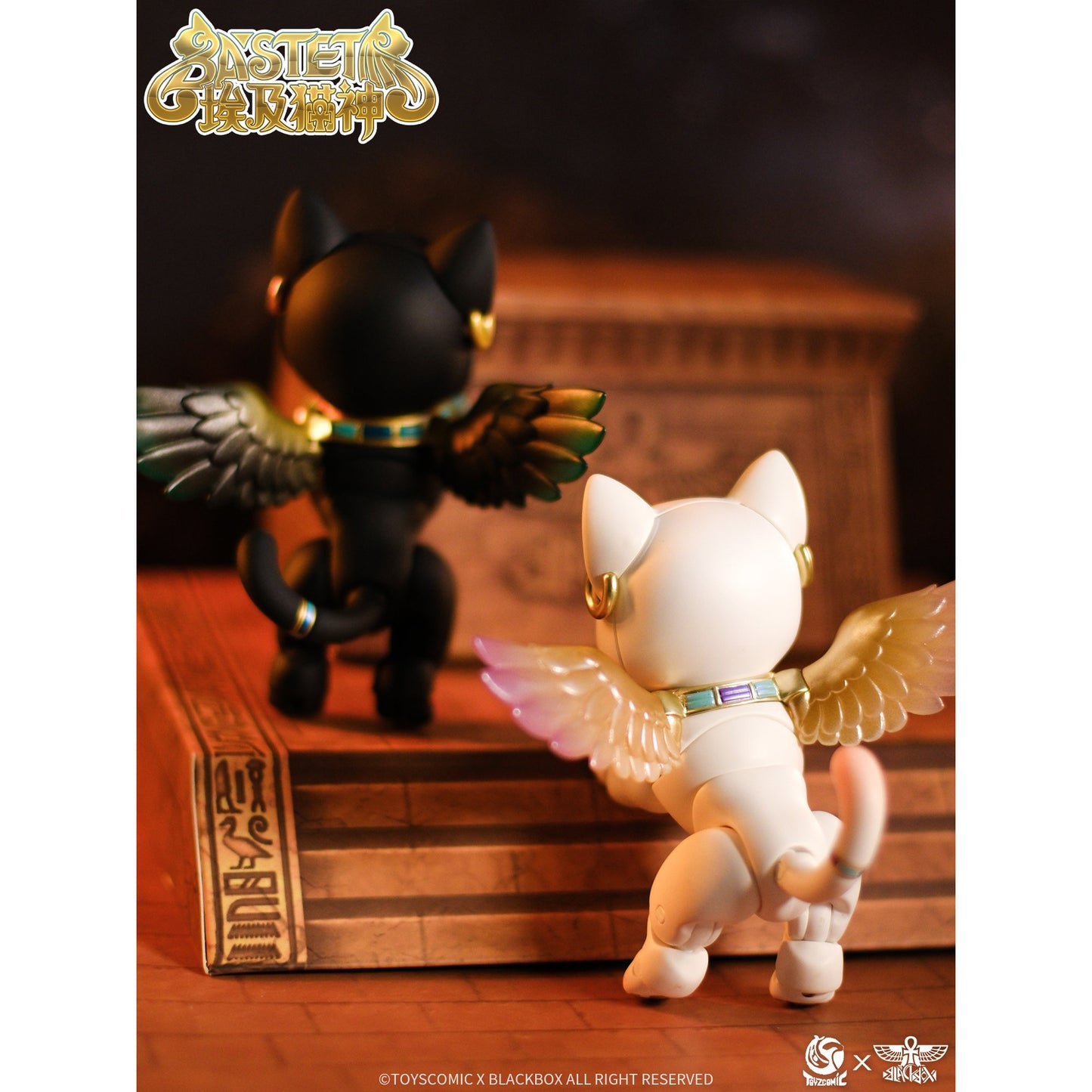 TOYSCOMIC×BLACKBOX Bastet(バステト)ノンスケール 可動フィギュア(ホワイト)