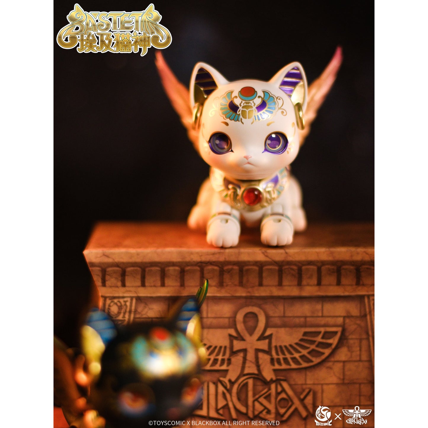 TOYSCOMIC×BLACKBOX Bastet(バステト)ノンスケール 可動フィギュア(ホワイト)