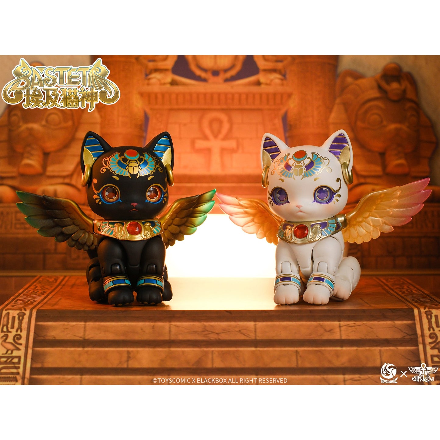 TOYSCOMIC×BLACKBOX Bastet(バステト)ノンスケール 可動フィギュア(ホワイト)