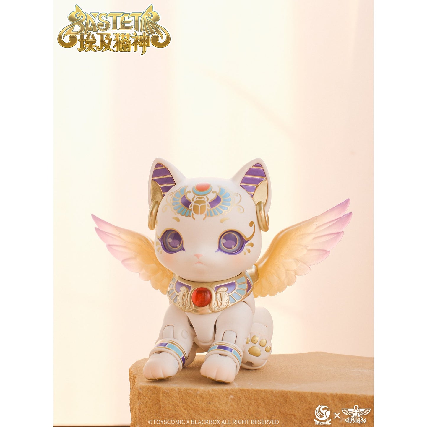 TOYSCOMIC×BLACKBOX Bastet(バステト)ノンスケール 可動フィギュア(ホワイト)