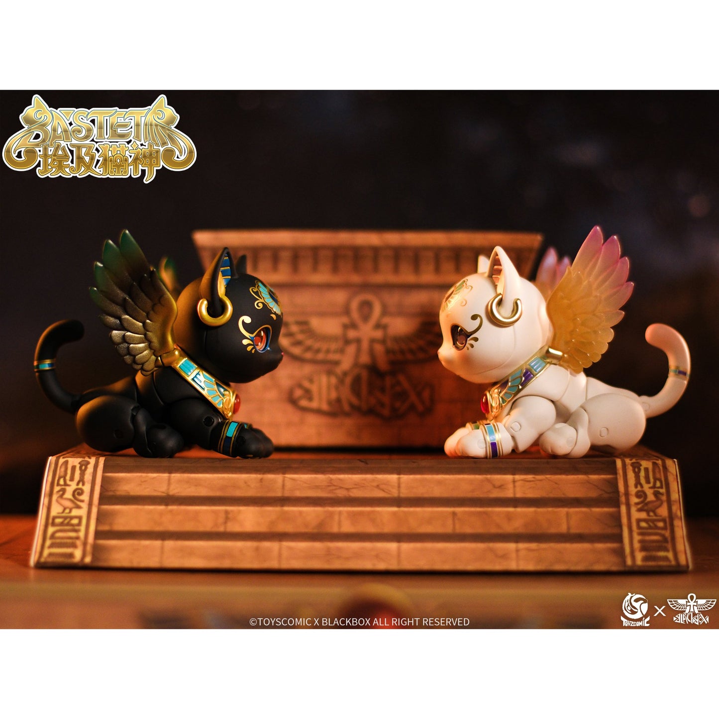 TOYSCOMIC×BLACKBOX Bastet(バステト)ノンスケール 可動フィギュア(ホワイト)