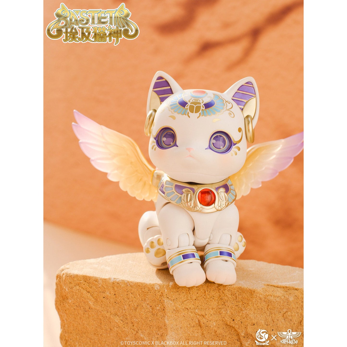 TOYSCOMIC×BLACKBOX Bastet(バステト)ノンスケール 可動フィギュア(ホワイト)