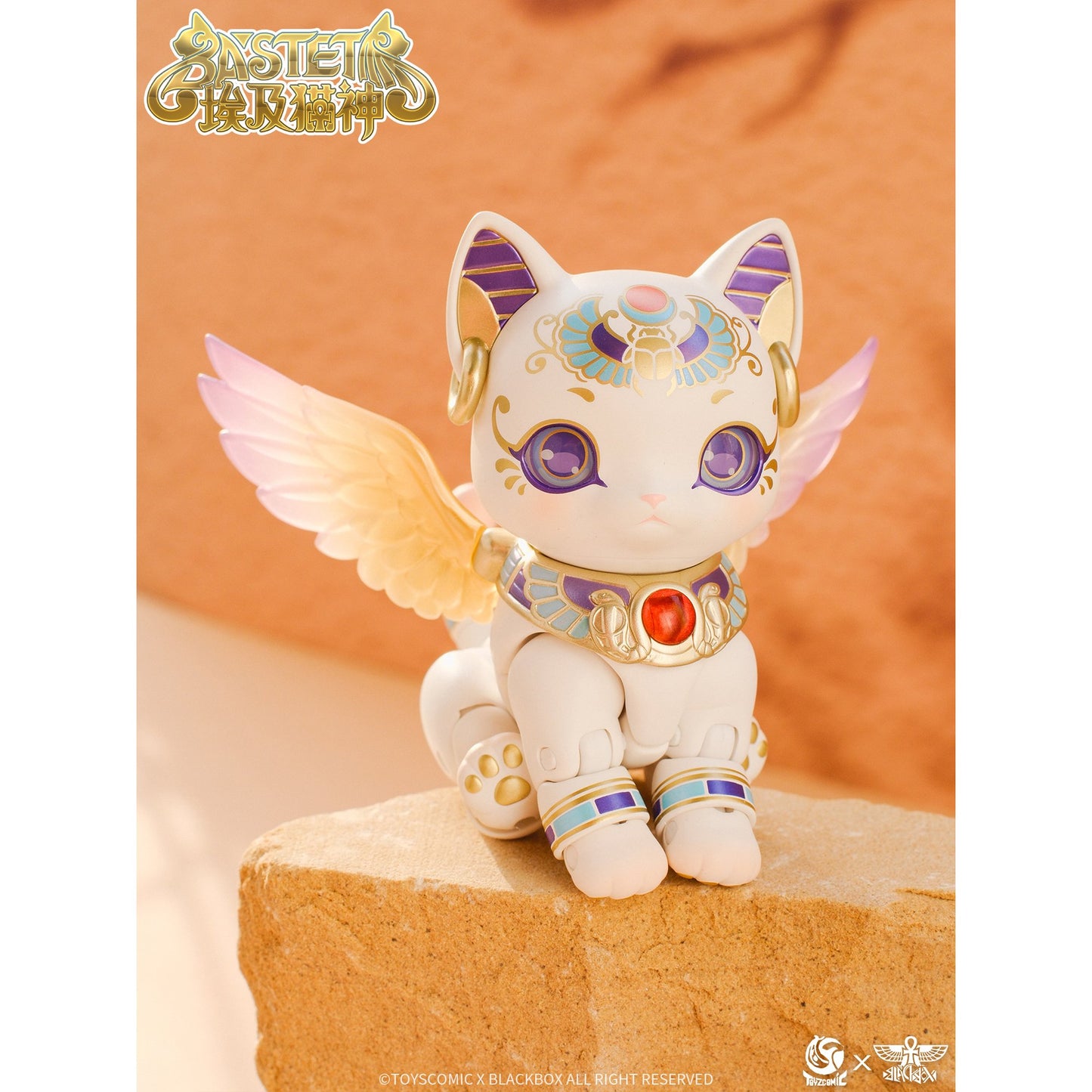 TOYSCOMIC×BLACKBOX Bastet(バステト)ノンスケール 可動フィギュア(ホワイト)