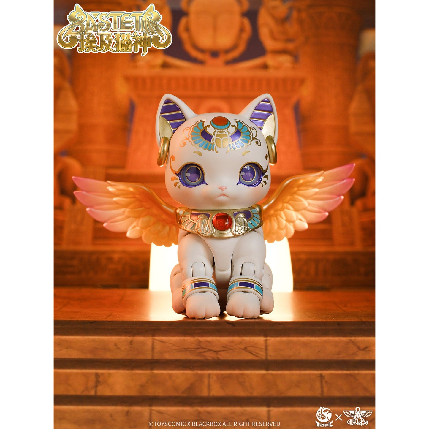 TOYSCOMIC×BLACKBOX Bastet(バステト)ノンスケール 可動フィギュア(ホワイト)