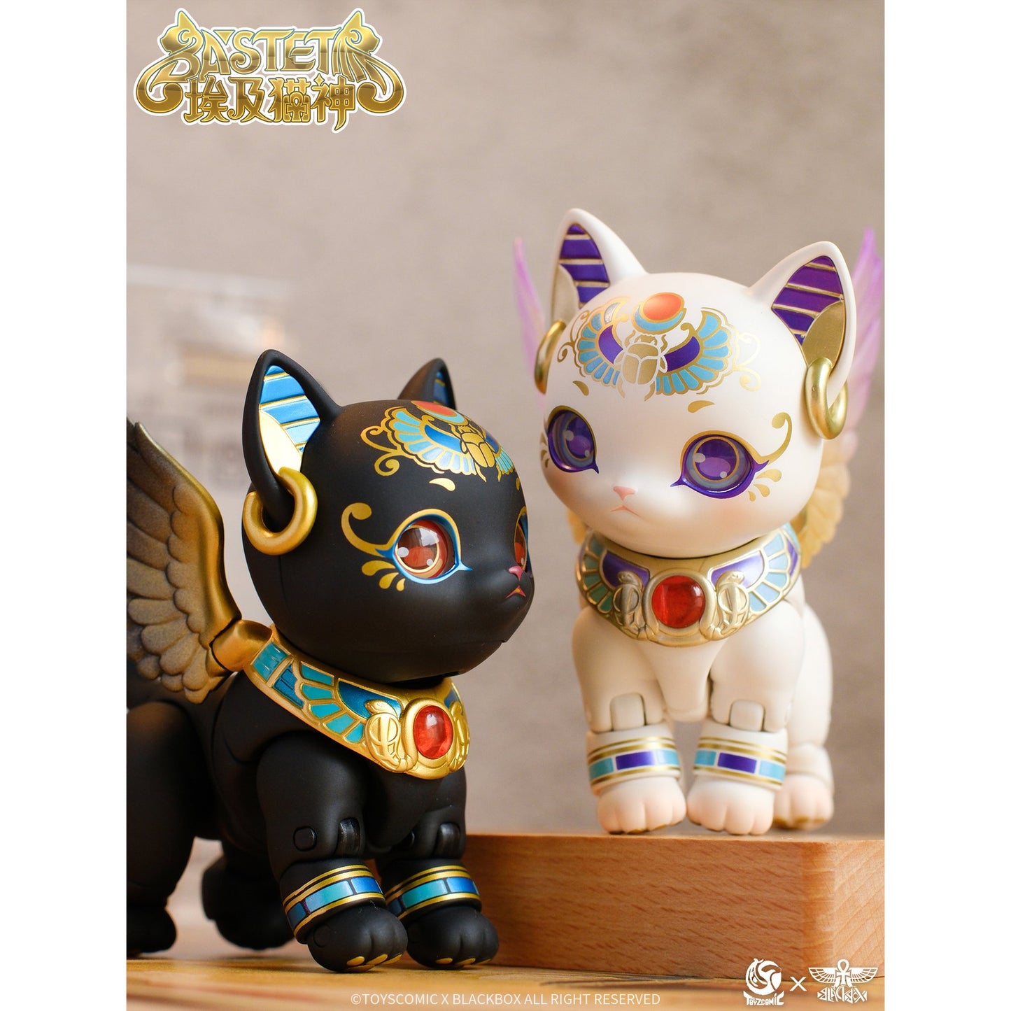 TOYSCOMIC×BLACKBOX Bastet(バステト)ノンスケール 可動フィギュア(ホワイト)