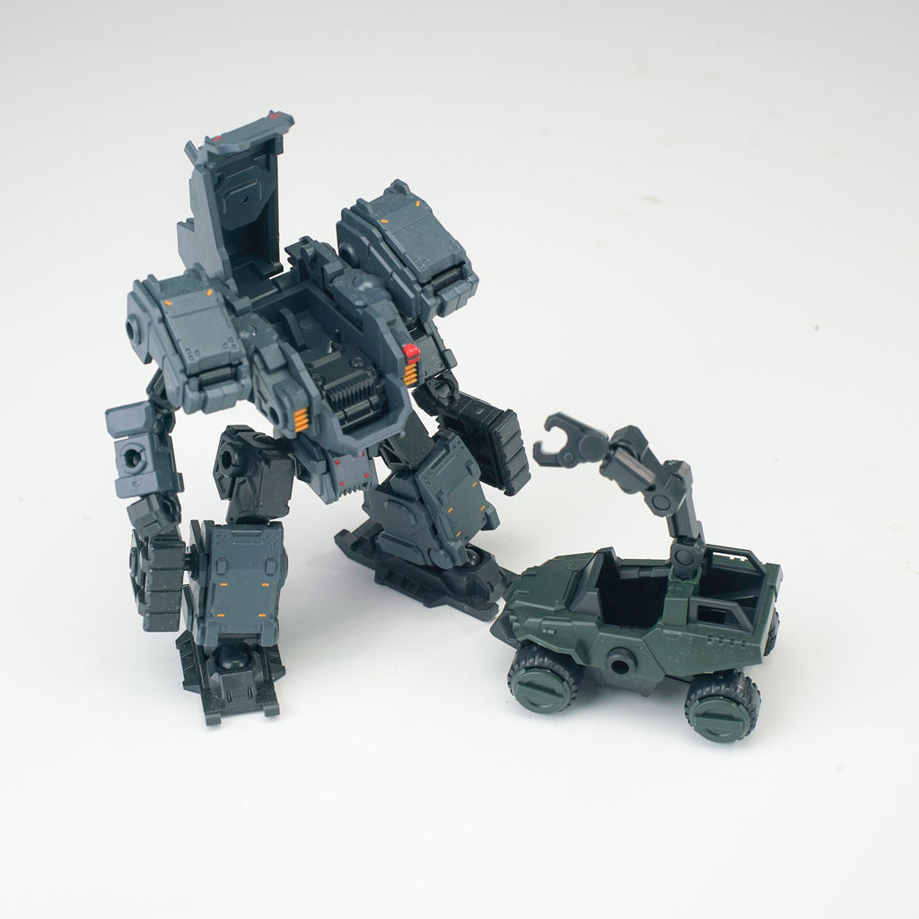 SHEIK MAINLAND 3 min projectシリーズ ヤマネコ戦闘車&ヤマアラシ戦闘車 1/18スケールプラスチックモデルキット(グリーン)