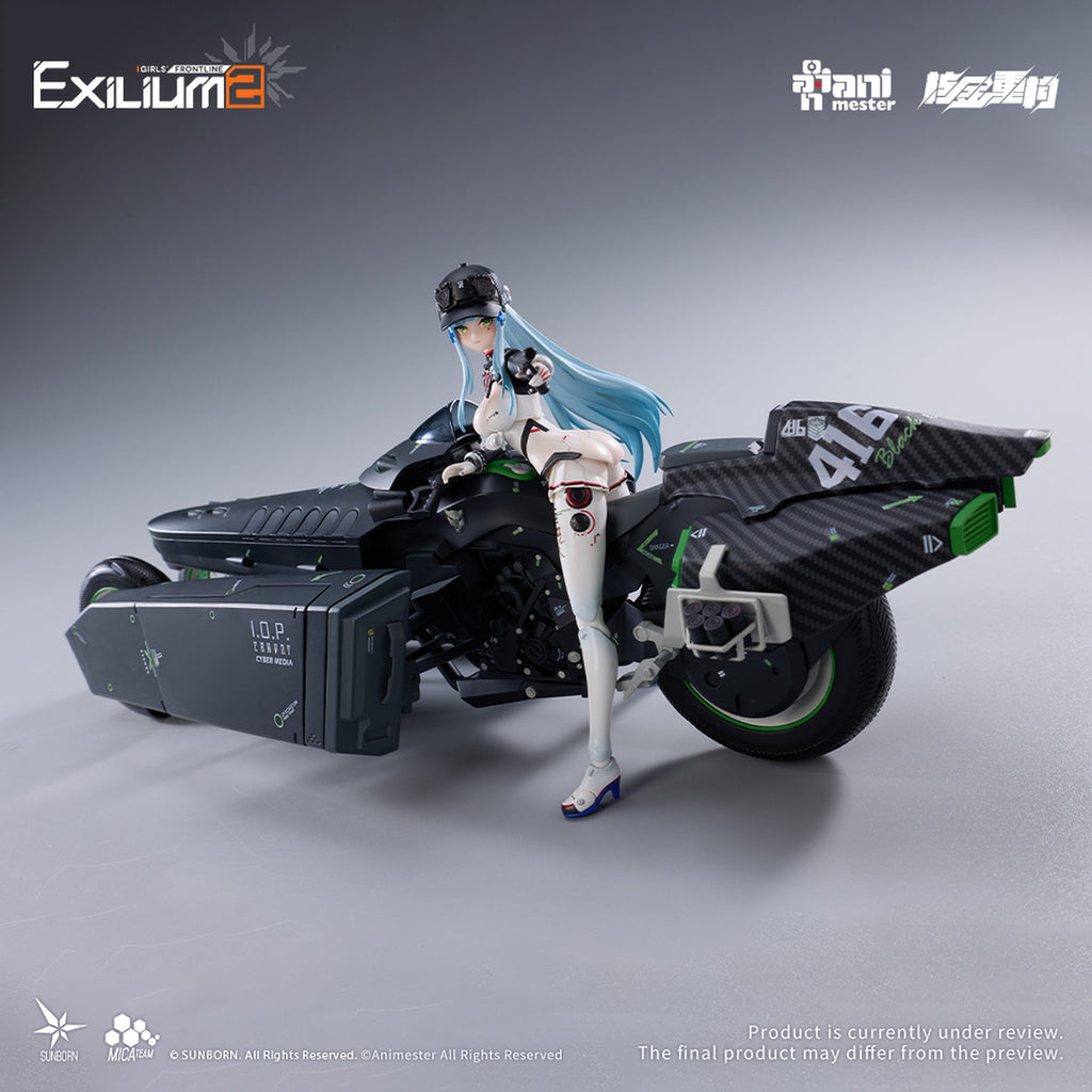 核金重構(Nuclear Gold Reconstruction) 『ドールズフロントライン2:エクシリウム』 クルカイ-スピードスター 1/12 完成品アクションフィギュア&モーターバイク 1/12 プラスチックキット セット