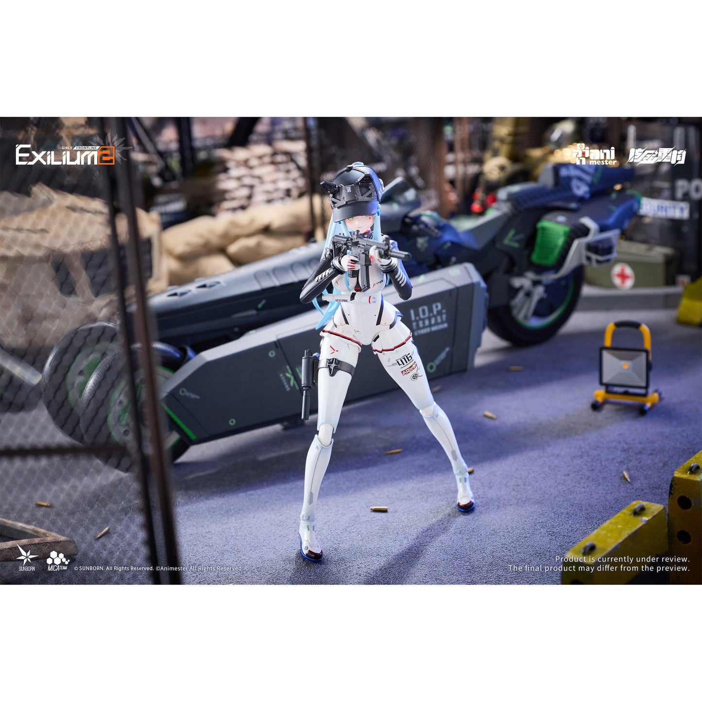 核金重構(Nuclear Gold Reconstruction) 『ドールズフロントライン2:エクシリウム』 クルカイ-スピードスター 1/12 完成品アクションフィギュア&モーターバイク 1/12 プラスチックキット セット