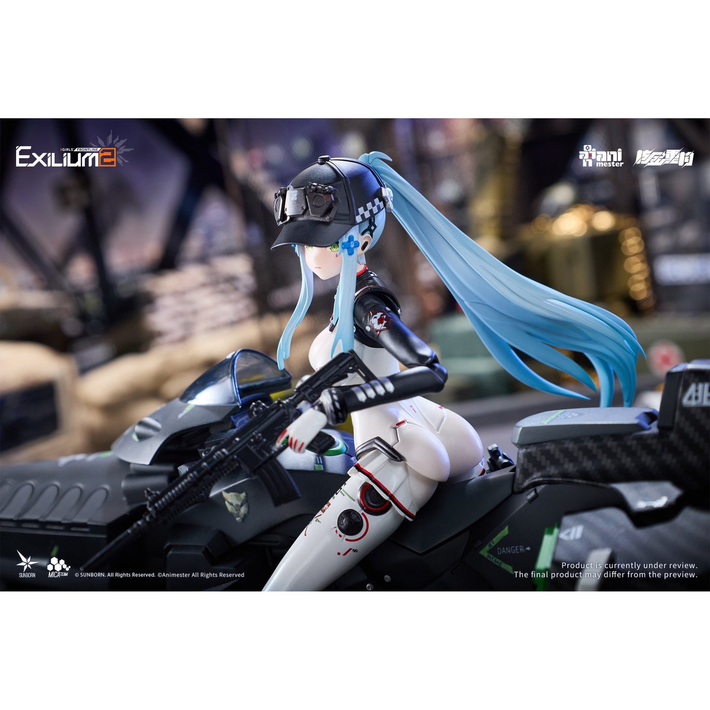 核金重構(Nuclear Gold Reconstruction) 『ドールズフロントライン2:エクシリウム』 クルカイ-スピードスター 1/12 完成品アクションフィギュア&モーターバイク 1/12 プラスチックキット セット