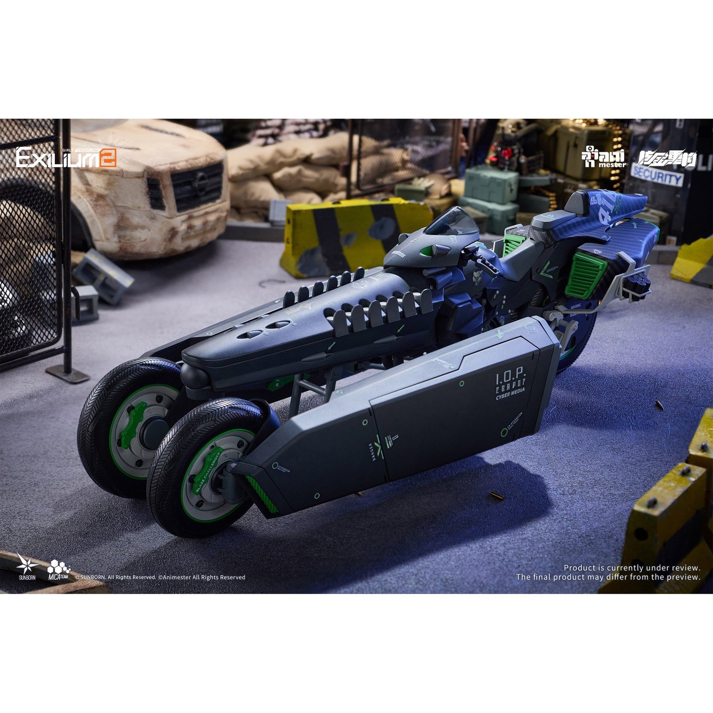 核金重構(Nuclear Gold Reconstruction) 『ドールズフロントライン2:エクシリウム』 クルカイ-スピードスター 1/12 完成品アクションフィギュア&モーターバイク 1/12 プラスチックキット セット