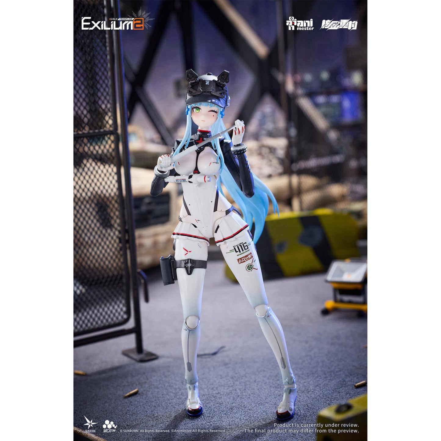 核金重構(Nuclear Gold Reconstruction) 『ドールズフロントライン2:エクシリウム』 クルカイ-スピードスター 1/12 完成品アクションフィギュア&モーターバイク 1/12 プラスチックキット セット