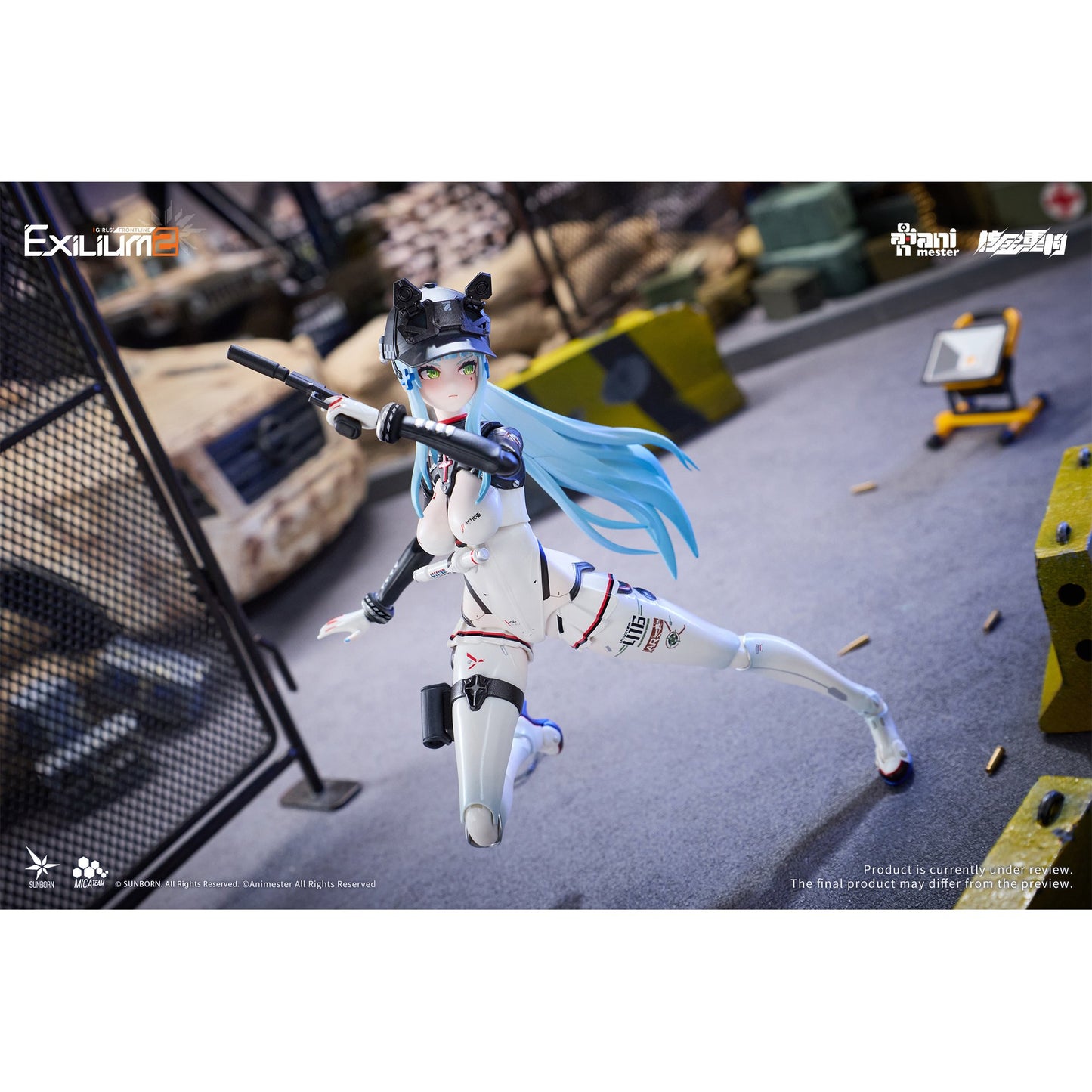 核金重構(Nuclear Gold Reconstruction) 『ドールズフロントライン2:エクシリウム』 クルカイ-スピードスター 1/12 完成品アクションフィギュア&モーターバイク 1/12 プラスチックキット セット