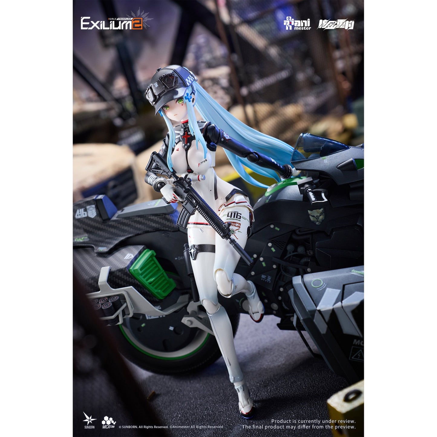 核金重構(Nuclear Gold Reconstruction) 『ドールズフロントライン2:エクシリウム』 クルカイ-スピードスター 1/12 完成品アクションフィギュア&モーターバイク 1/12 プラスチックキット セット