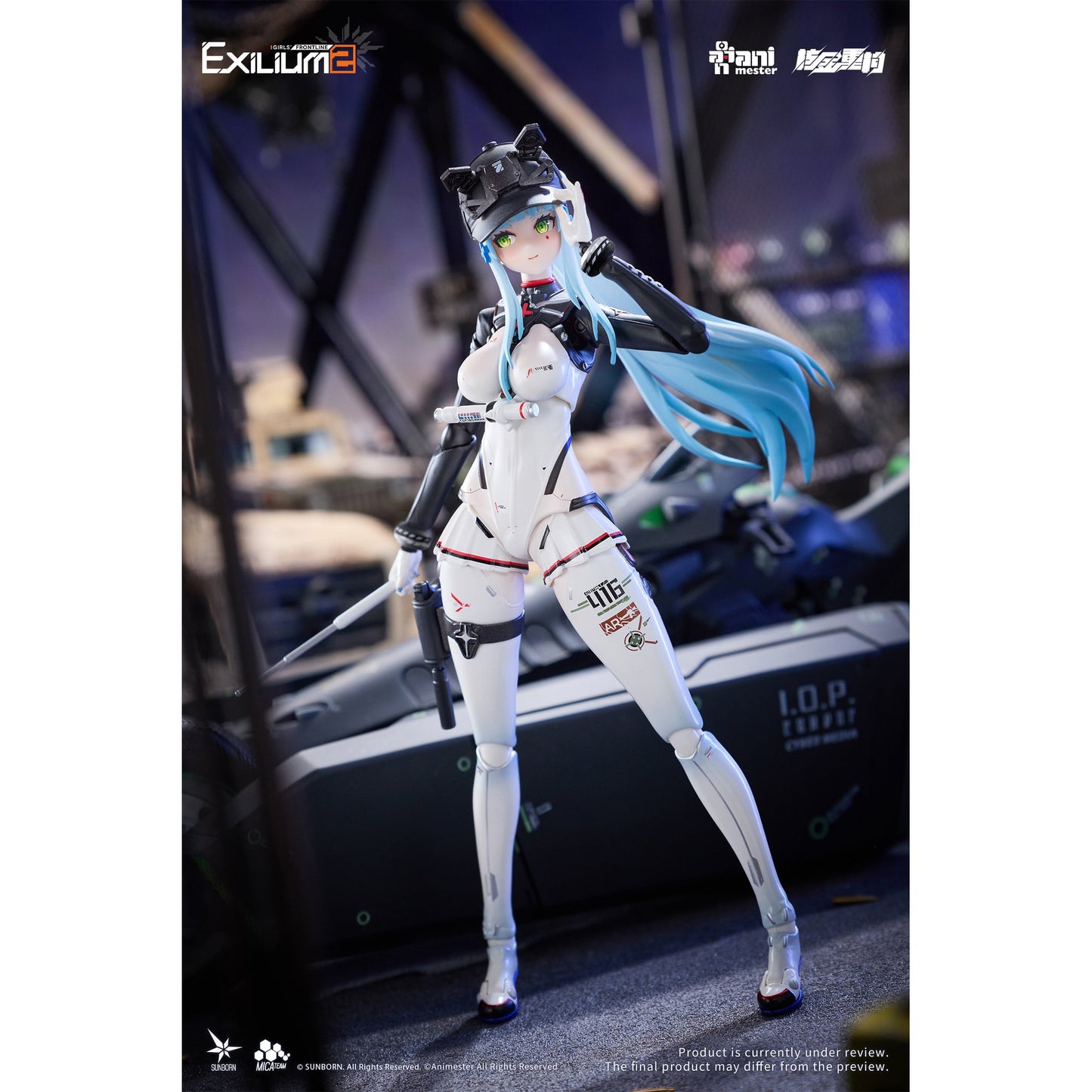 核金重構(Nuclear Gold Reconstruction) 『ドールズフロントライン2:エクシリウム』 クルカイ-スピードスター 1/12 完成品アクションフィギュア&モーターバイク 1/12 プラスチックキット セット