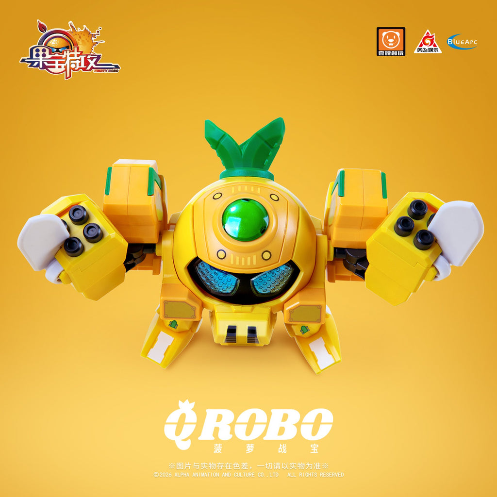 YI LI CHUANG WAN 『Fruity ROBO』(フルーティーロボ) QROBO Pineapple Slasher(パイナップル・スラッシャー) プラスチックモデルキット