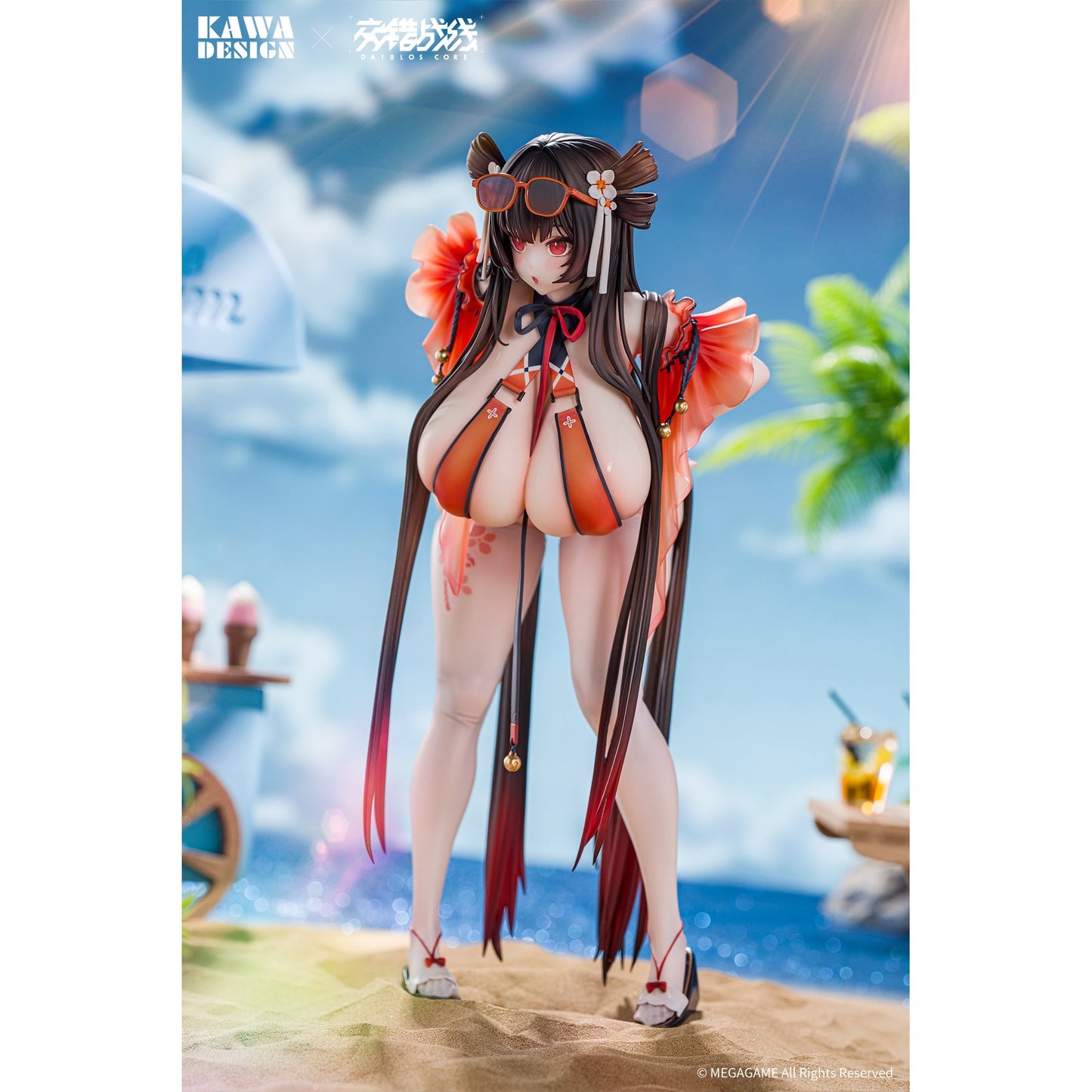 『ダイブロス・コア』 マレルージュ 落梅の宴 水濡れver. 1/6 完成品フィギュア