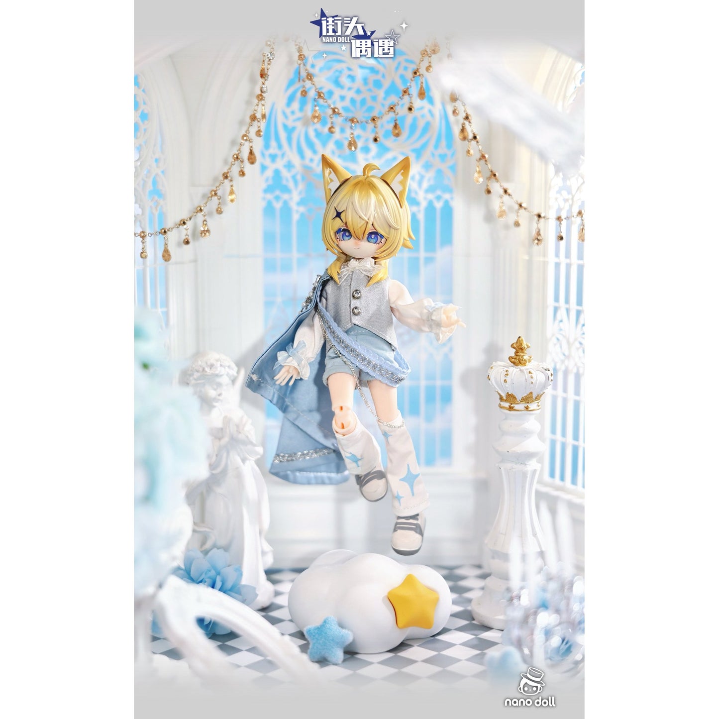 Nanodoll 街角での出会いシリーズ ドール スペシャルデザイン 猫・白昼夢