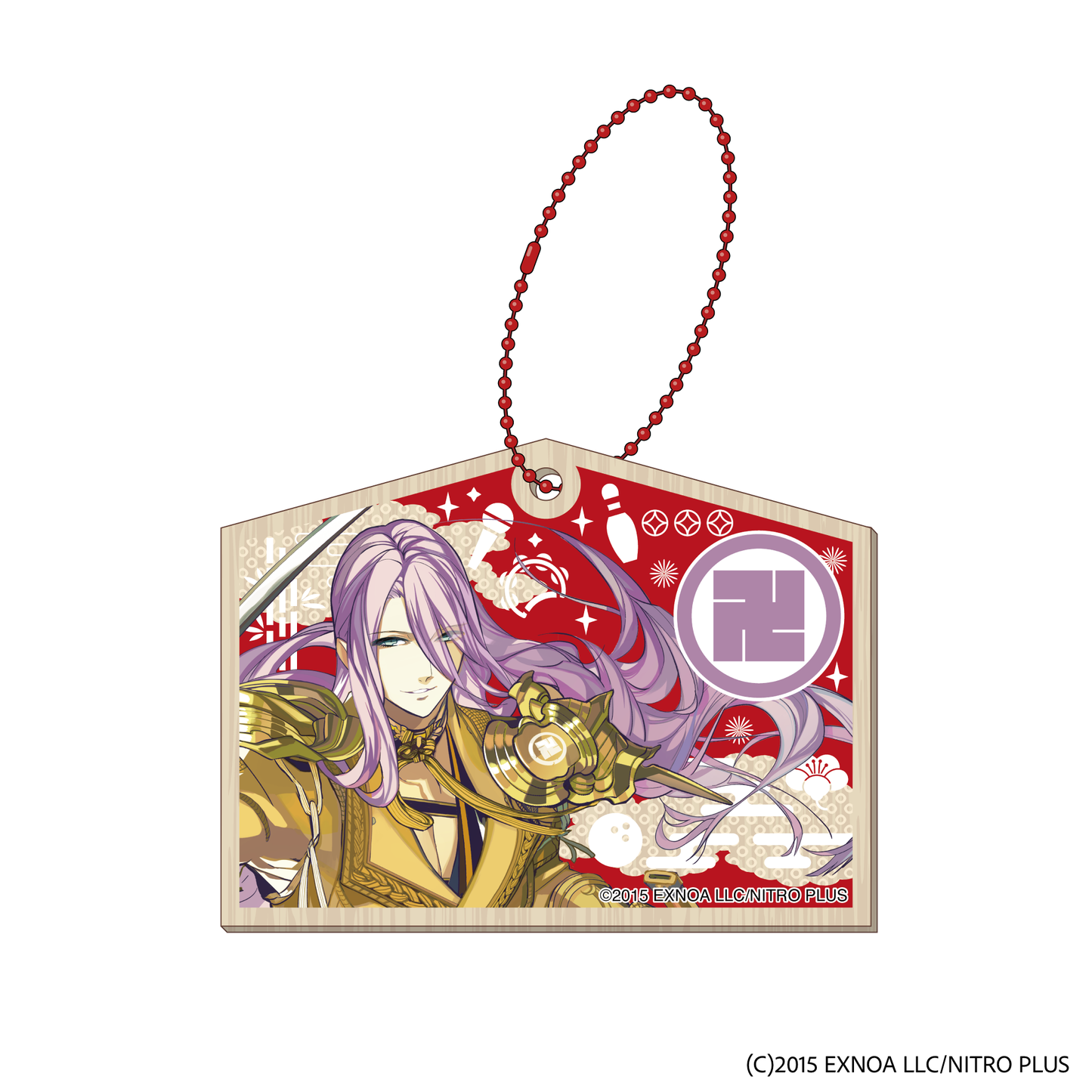 刀剣乱舞ONLINE 木製絵馬風キーホルダー ROUND1 Ver.